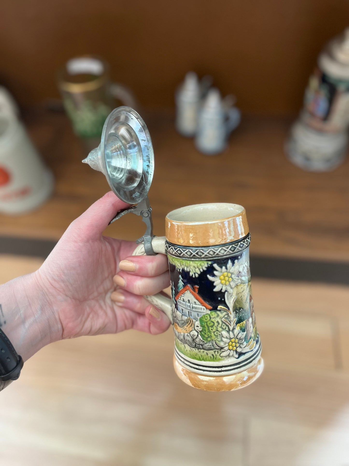 Vintage Small German Beer Stein