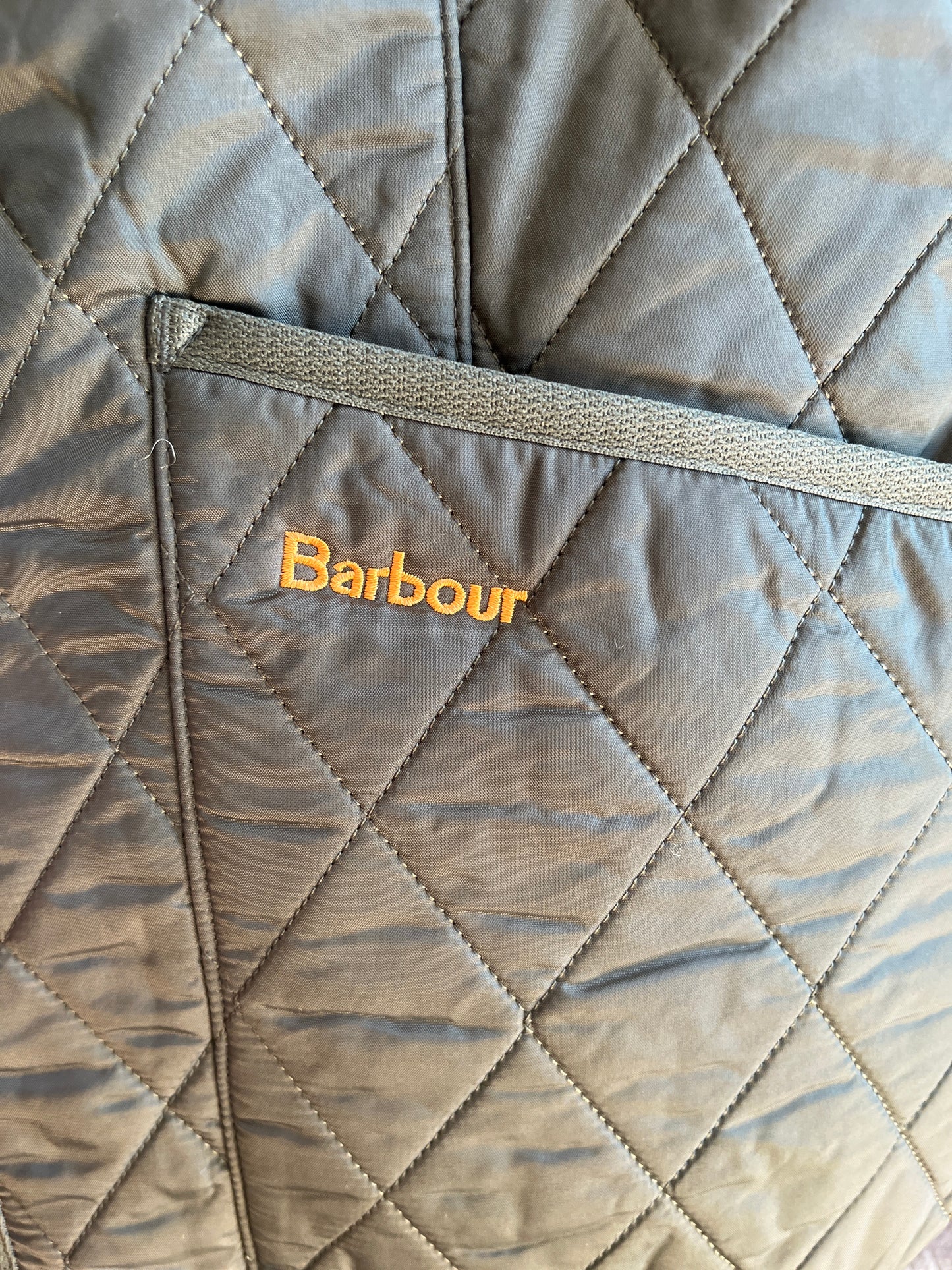 Non vintage Barbour quilted vest/liner, s/m