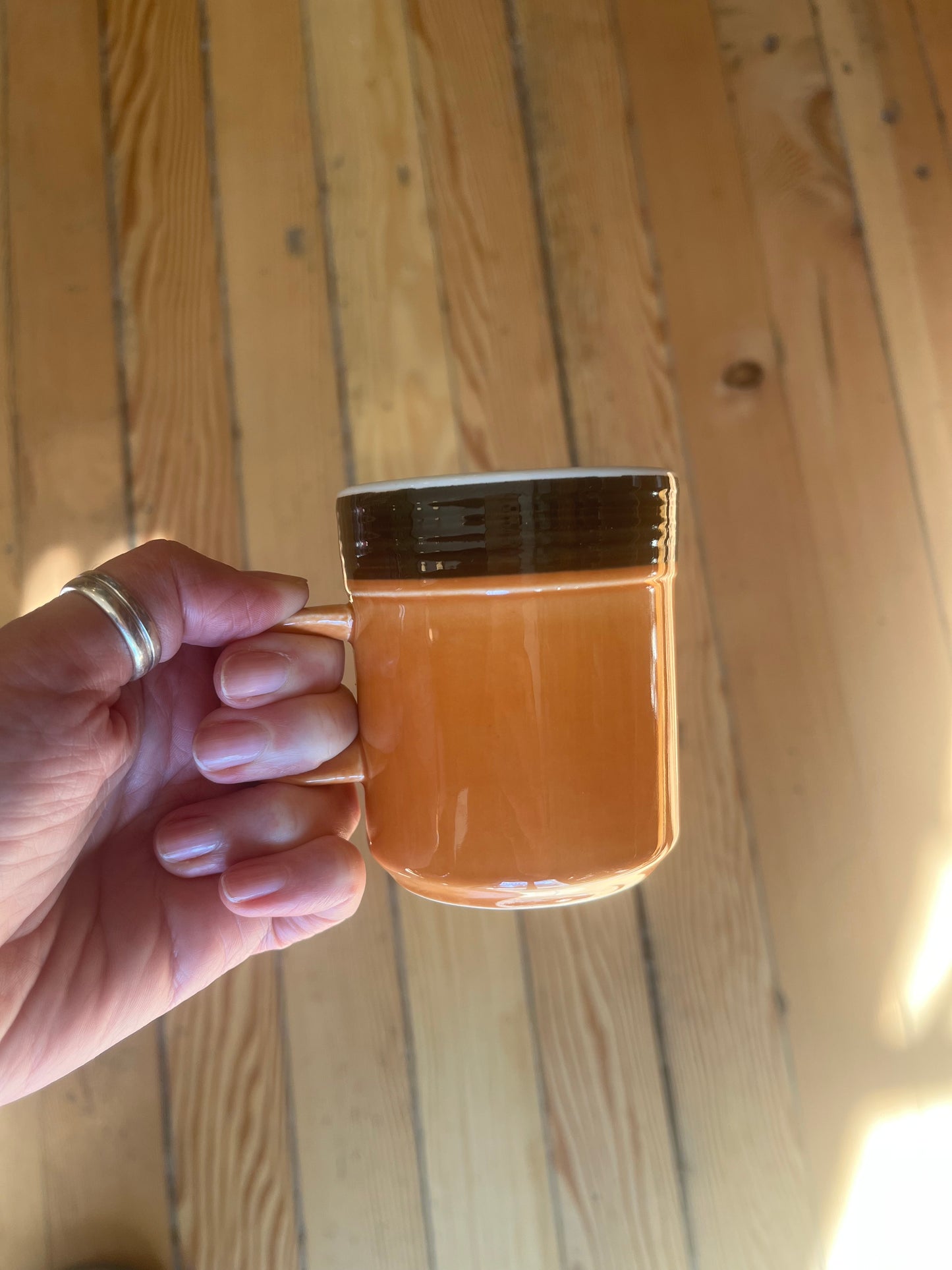 Vintage Mikasa Melon cup & saucer