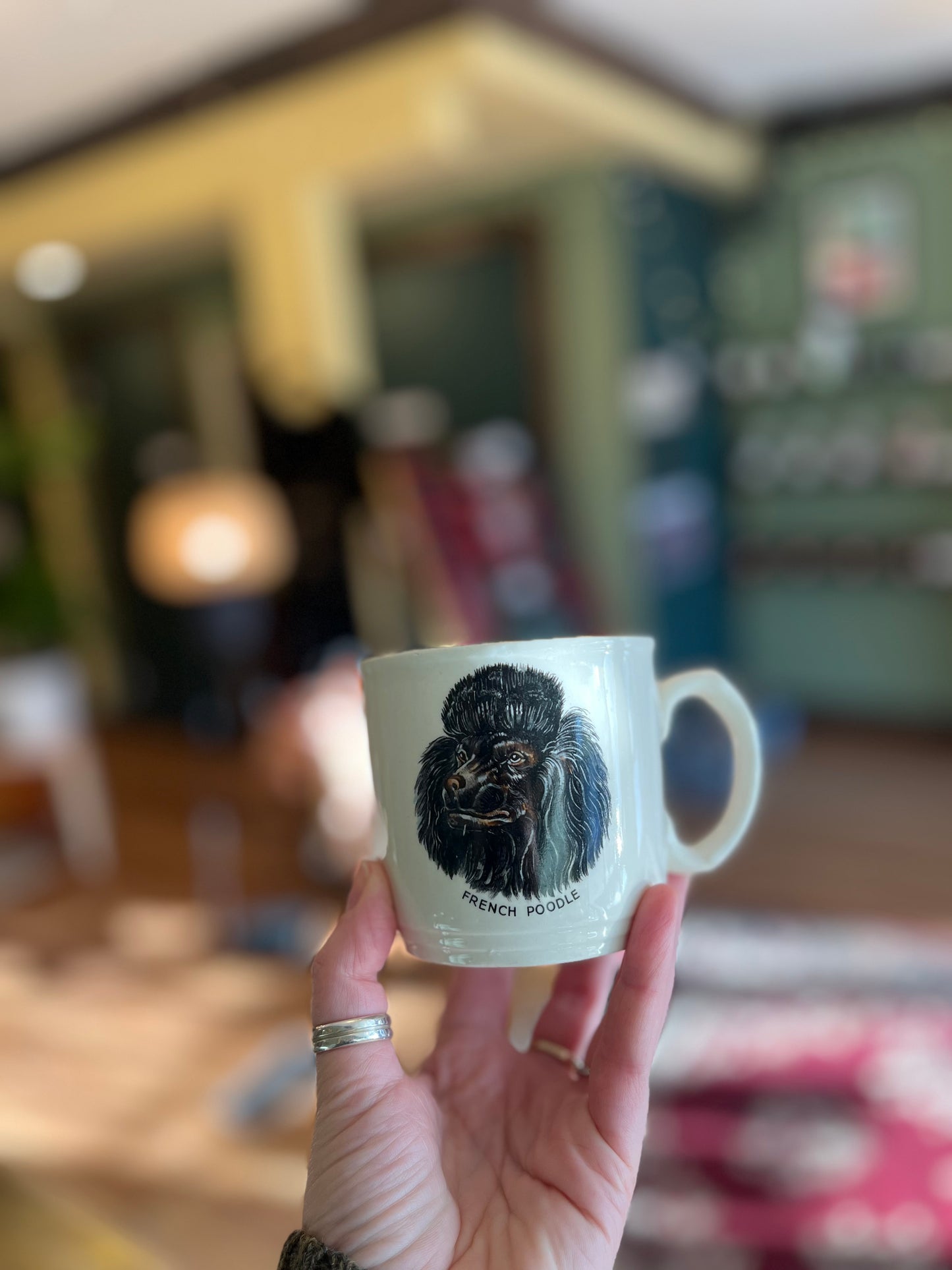 Vintage French Poodle Mug