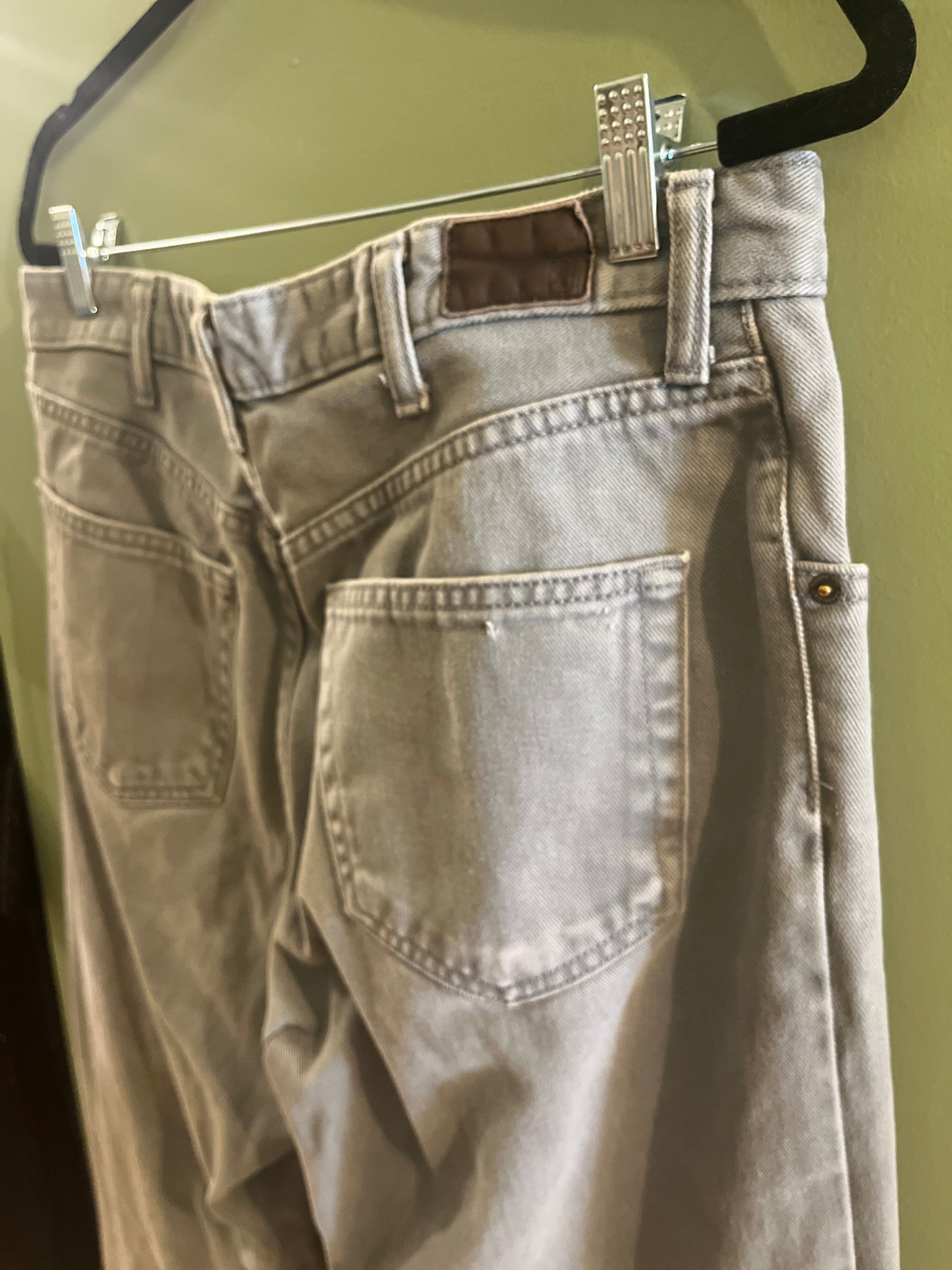 Grey Land’s End jeans, 33/large