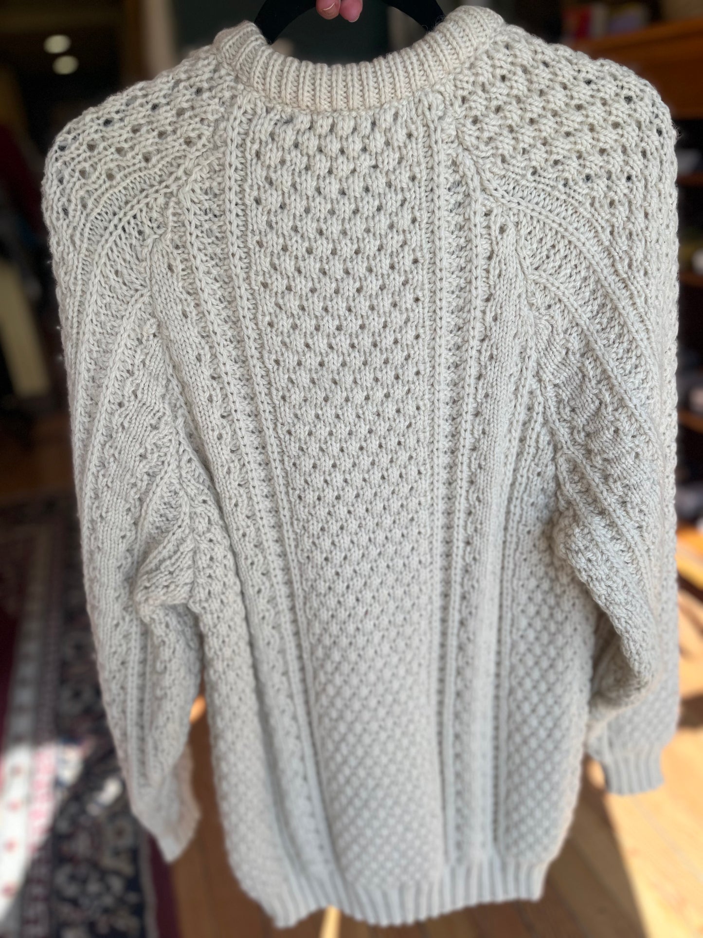 Vintage Rossan Irish wool sweater, xl