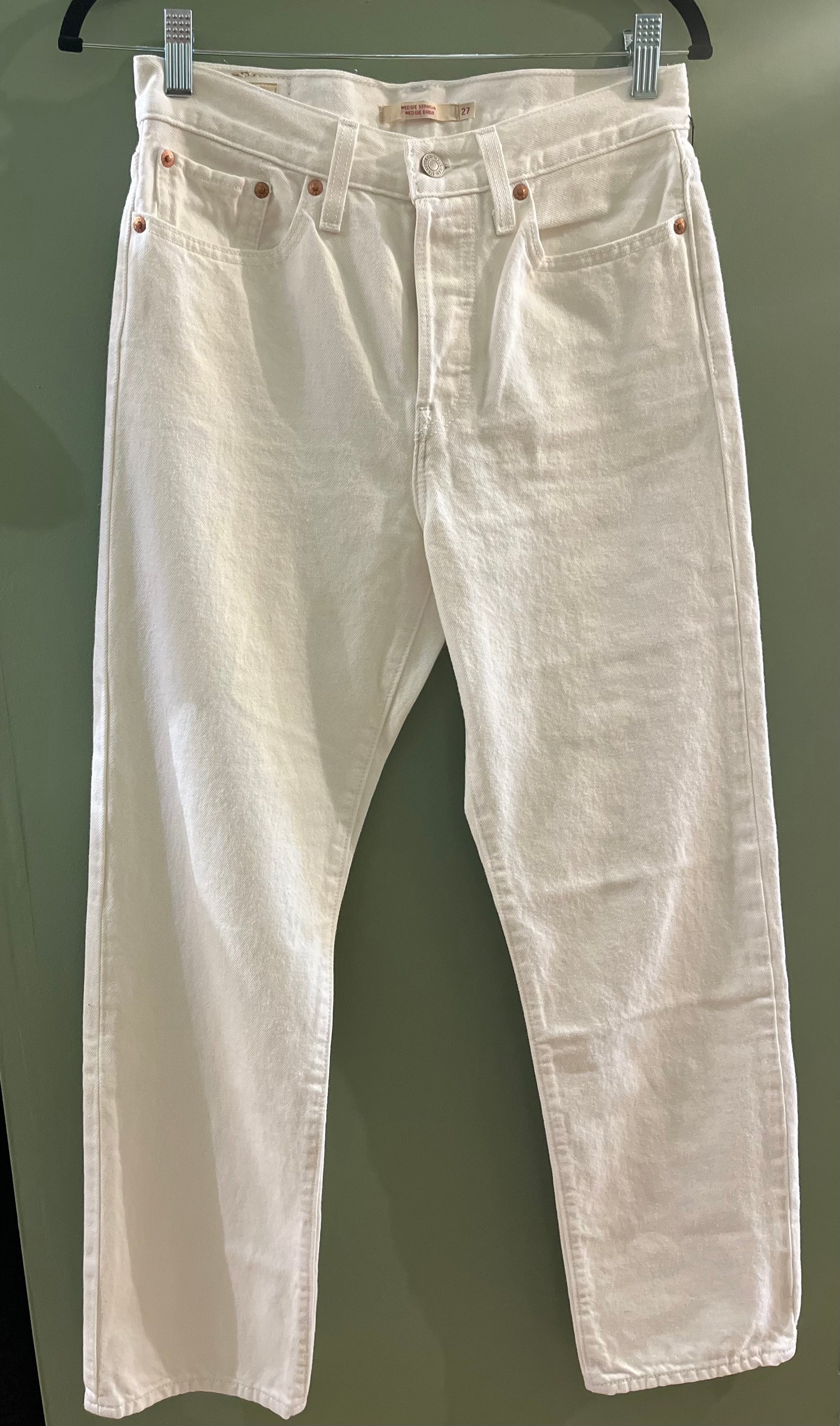 Non vintage Levis off-white, 27/s