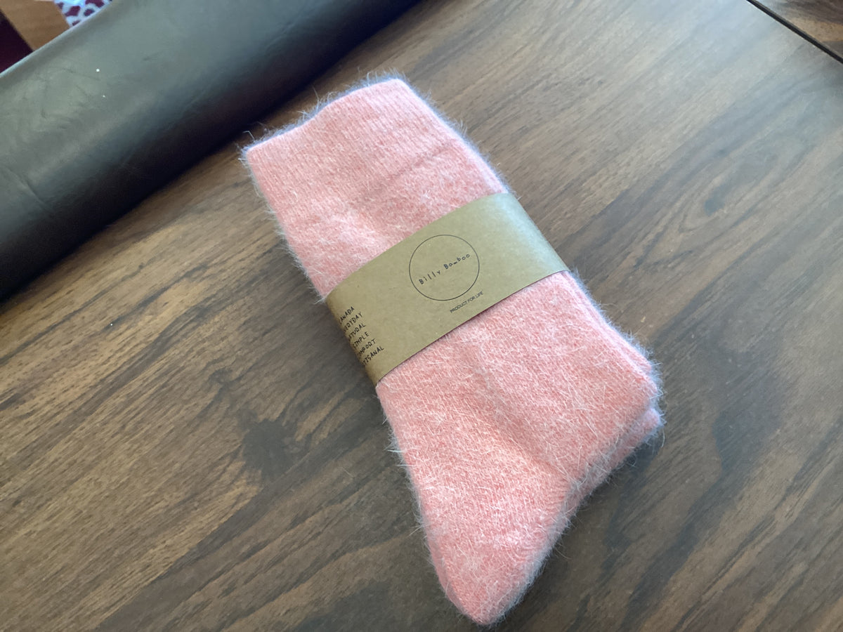 Billy Bamboo fluffy angora socks