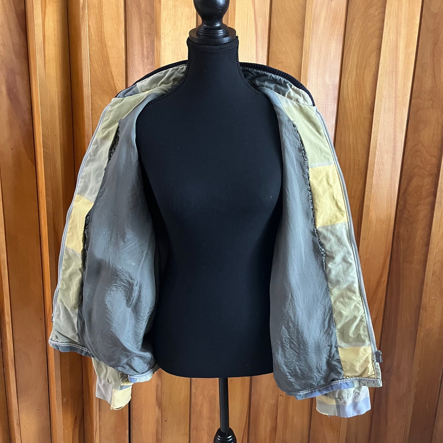 Sale! Vintage 1940/50/60’s Plaid Zip-up Jacket, Medium