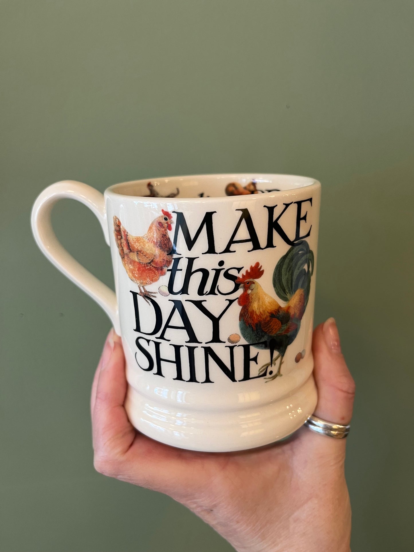 Emma Bridgewater Eggs & Toast Mug, seconds