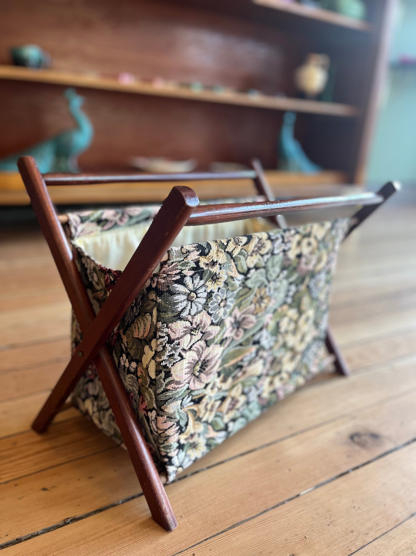Vintage Tapestry Knitting Bag by Eaton’s