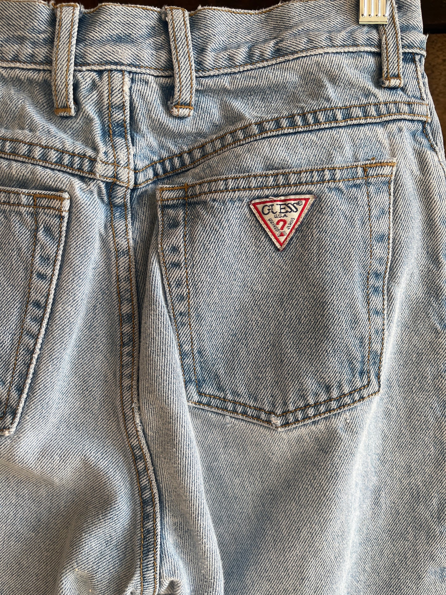 Vintage Guess jeans mid-blue wash, 26” waist