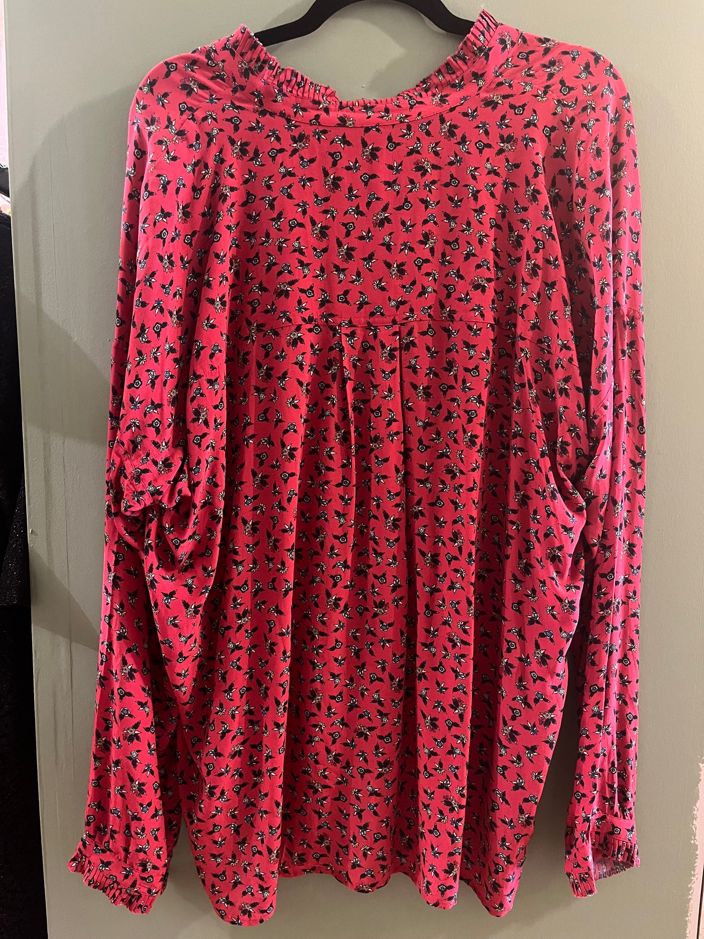 Non vintage Zadig & Voltaire red blouse, m/l
