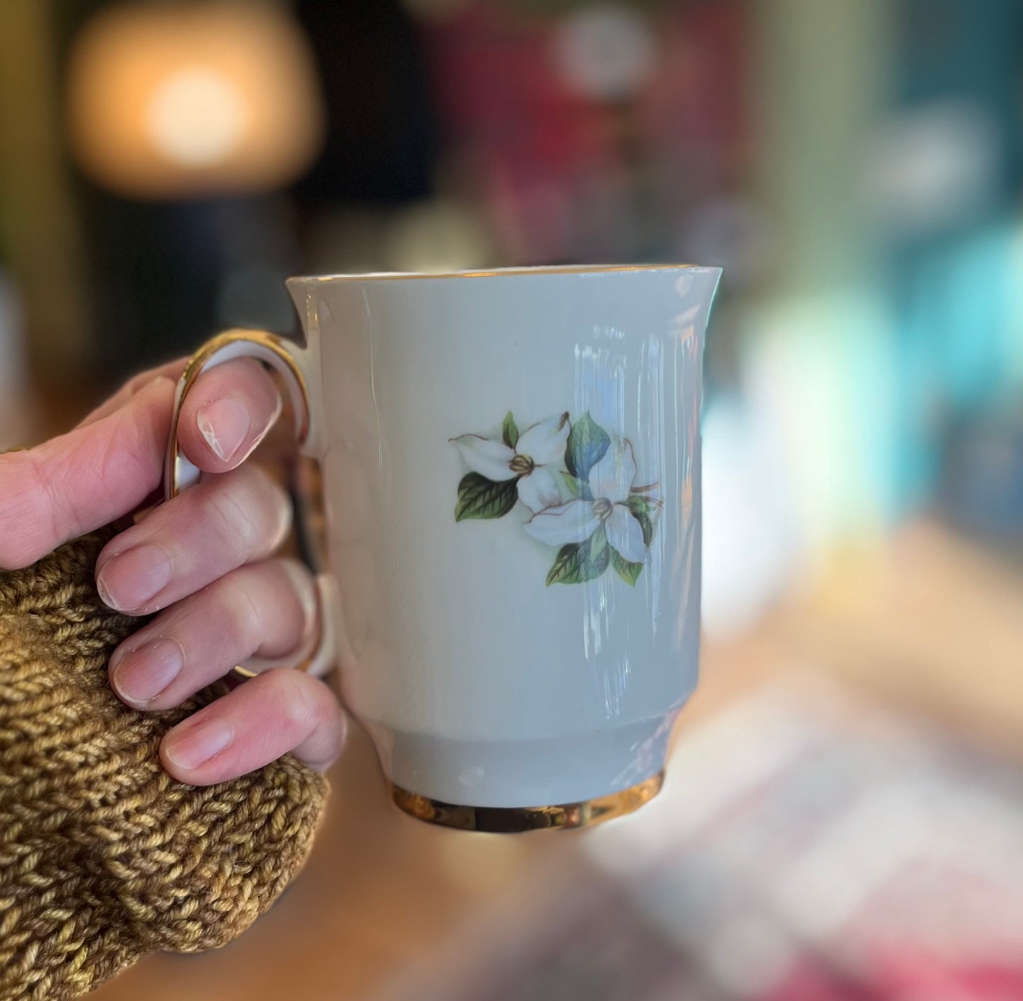 Vintage Trillium Mug