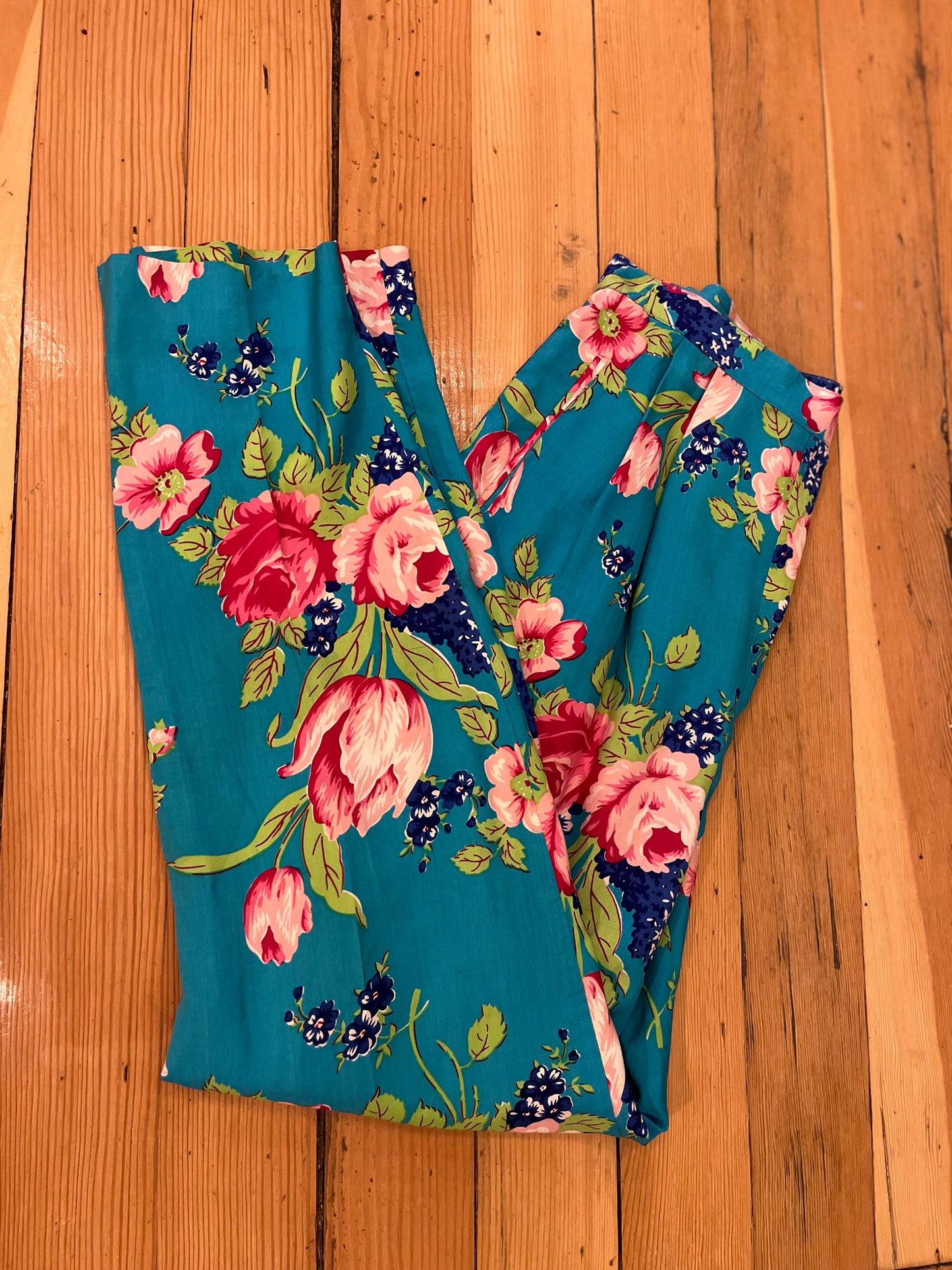 Vintage Adrienne Vittadini Silk trousers, extra small