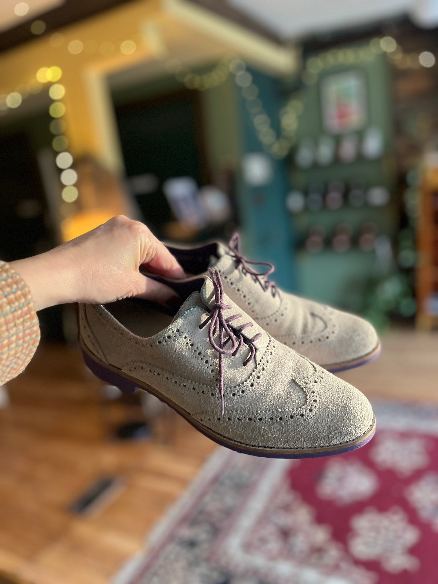 Cole Haan Suede Oxfords, 8