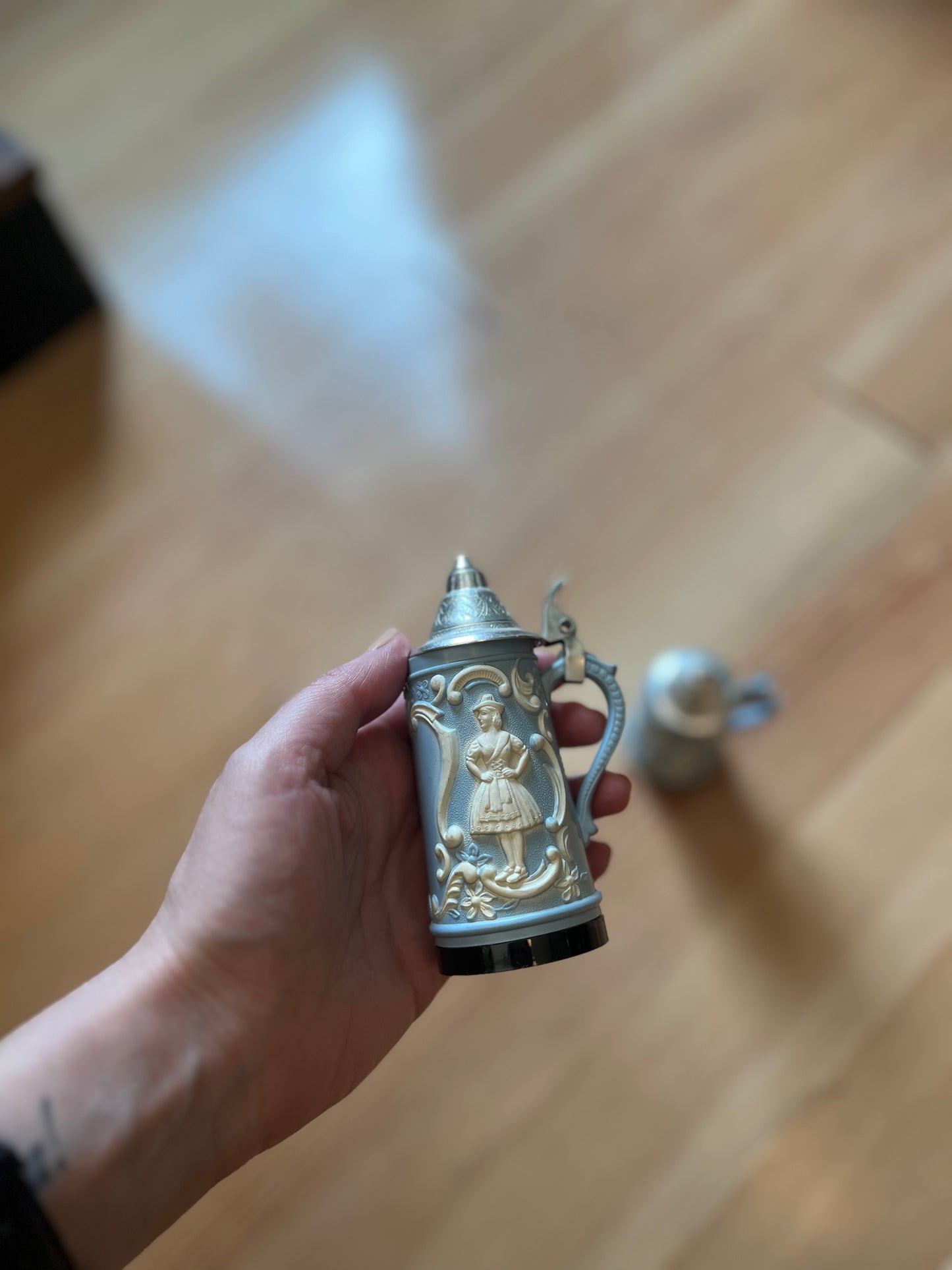 Vintage Beer Stein Salt and Pepper Shakers