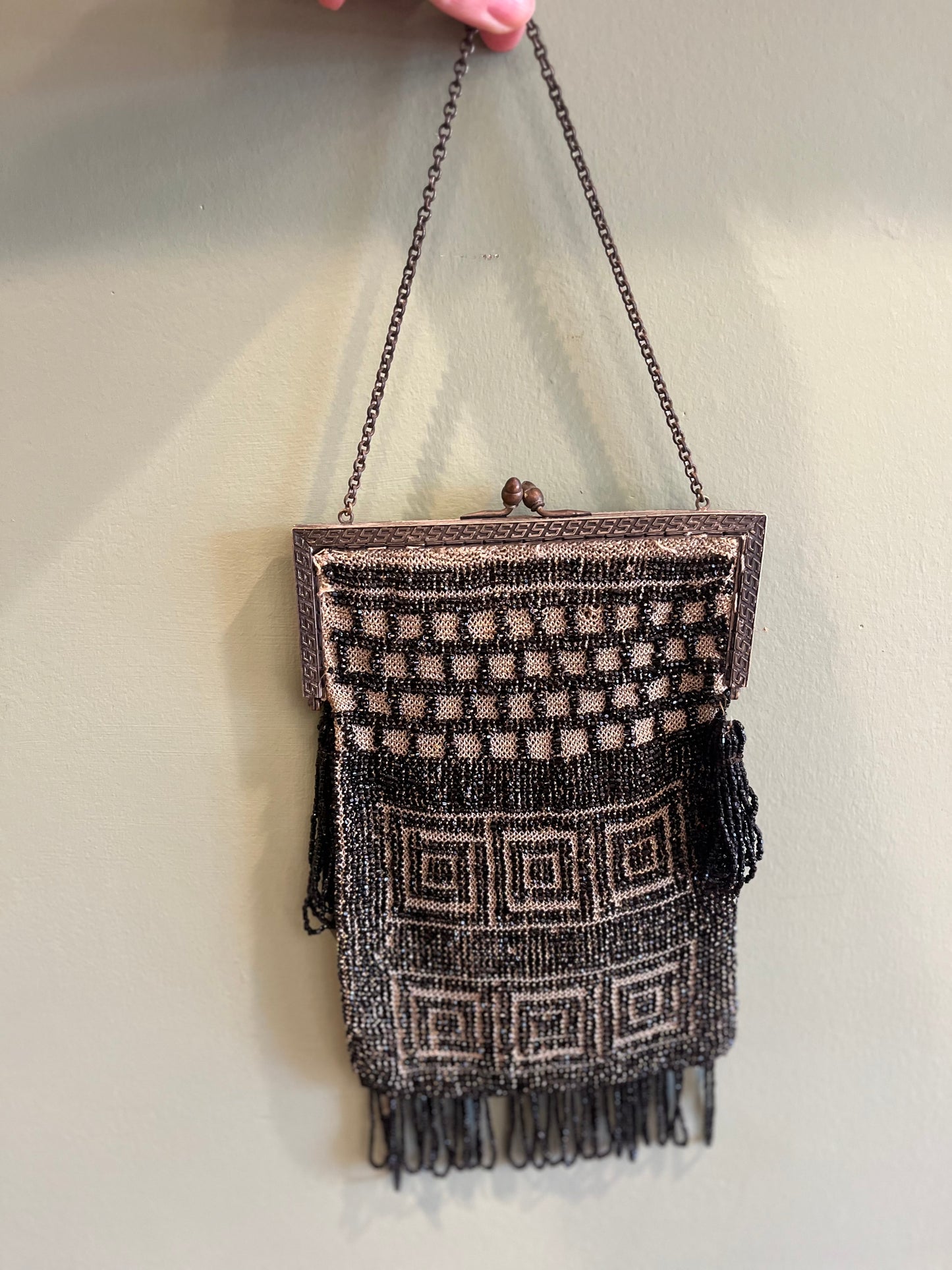 Vintage 1920’s beaded flapper purse