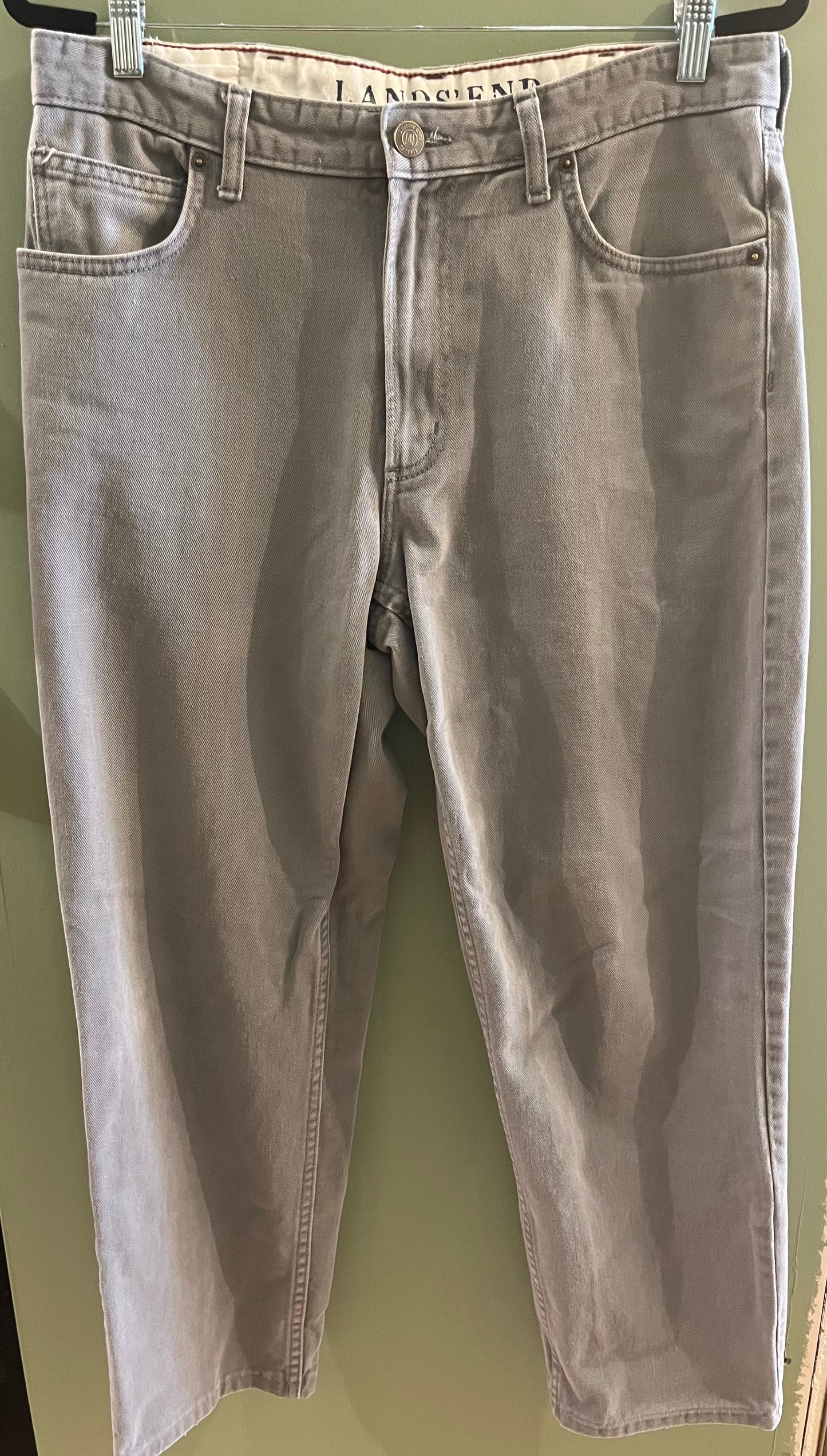 Grey Land’s End jeans, 33/large