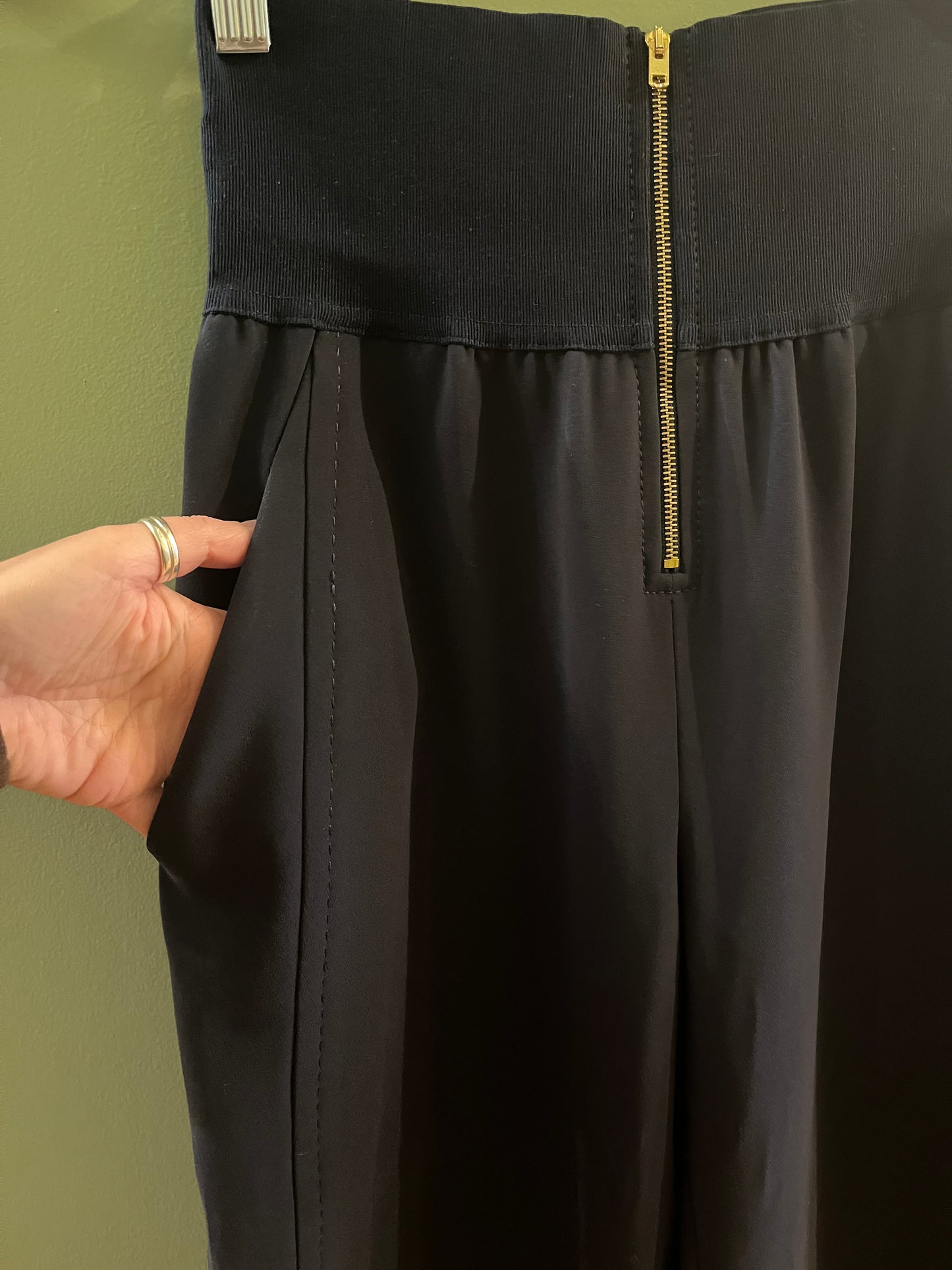 Carven navy trousers, small