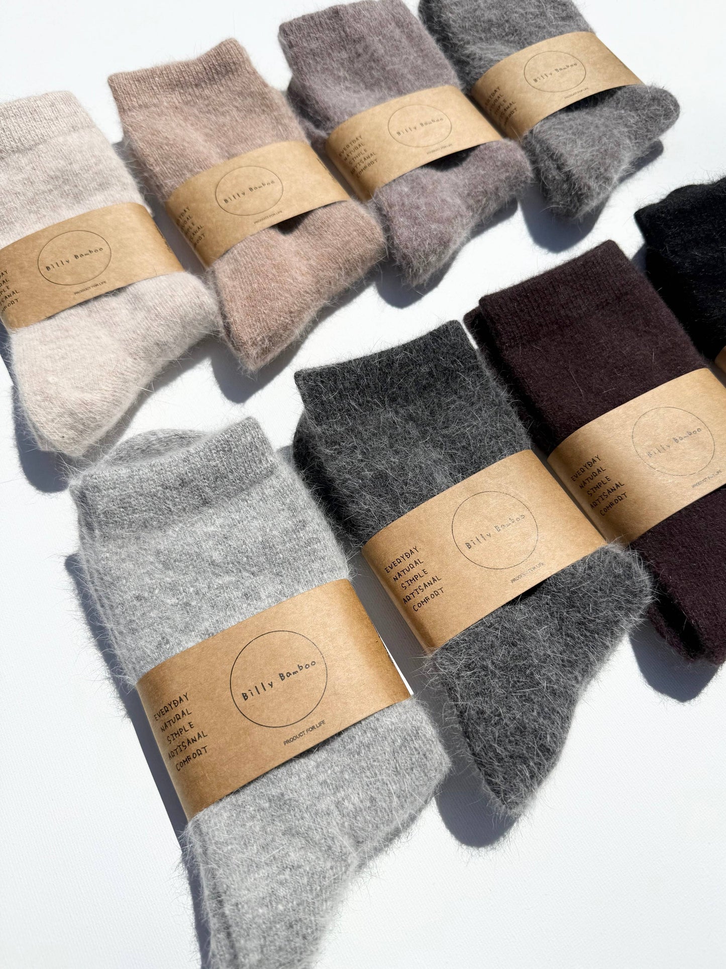 Billy Bamboo fluffy angora socks