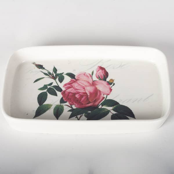 Porcelain Roses Tray