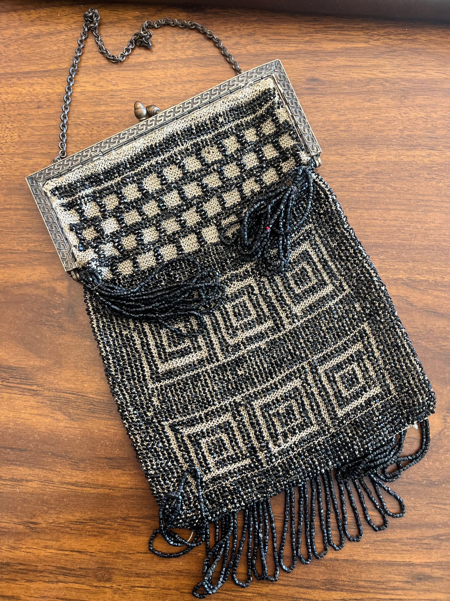 Vintage 1920’s beaded flapper purse
