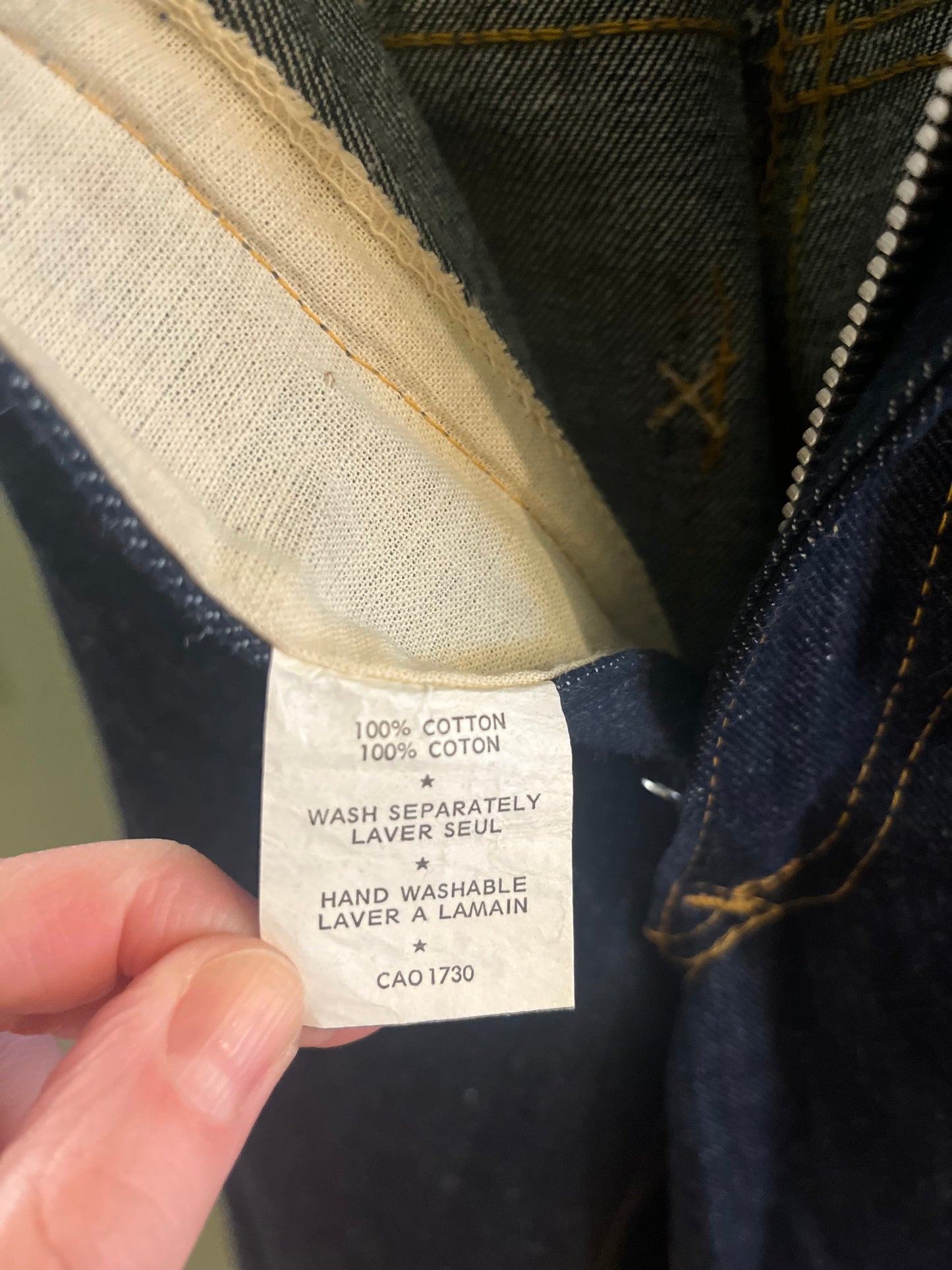 Vintage Pitch Riders dark denim wide leg jeans, xs/26