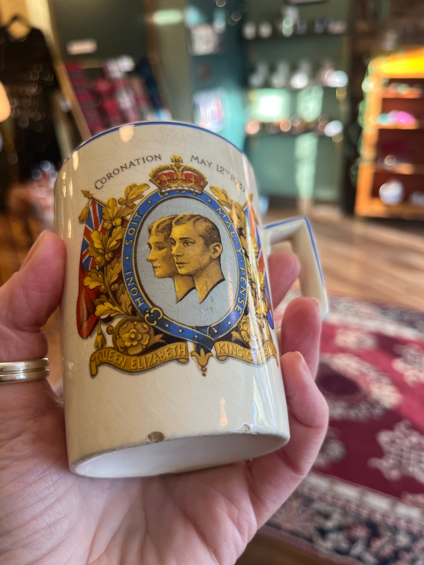Vintage 1937 King George Coronation Mug