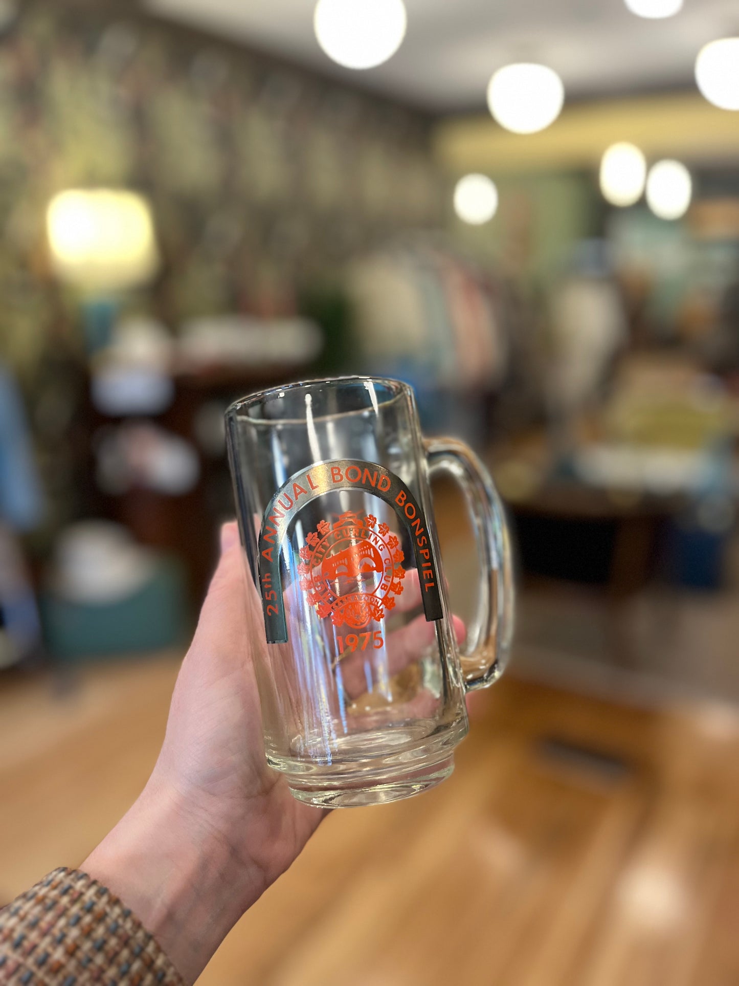 Pair of 1975 Bonspiel Beer Mugs