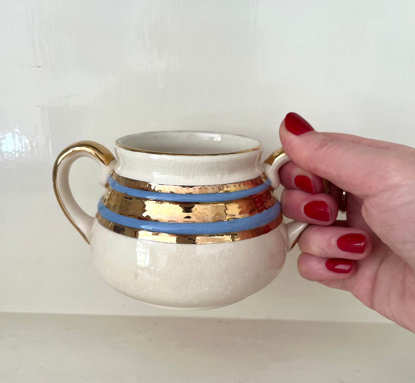 Vintage Gibsons English China Creamer & Sugar