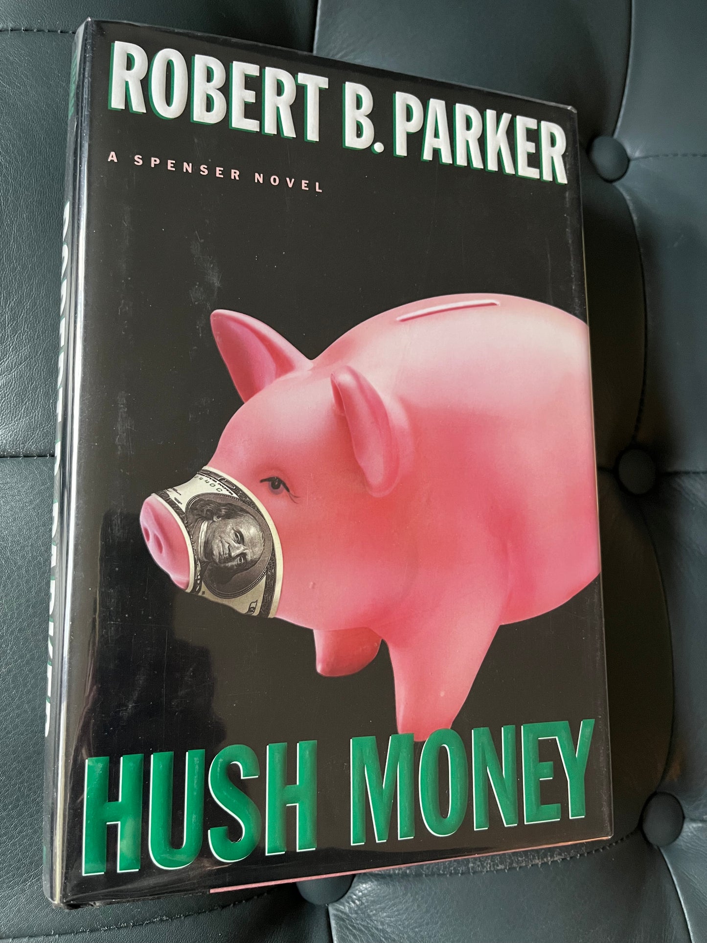 Robert B. Parker “Hush Money” First Edition Signed Hardcover Book