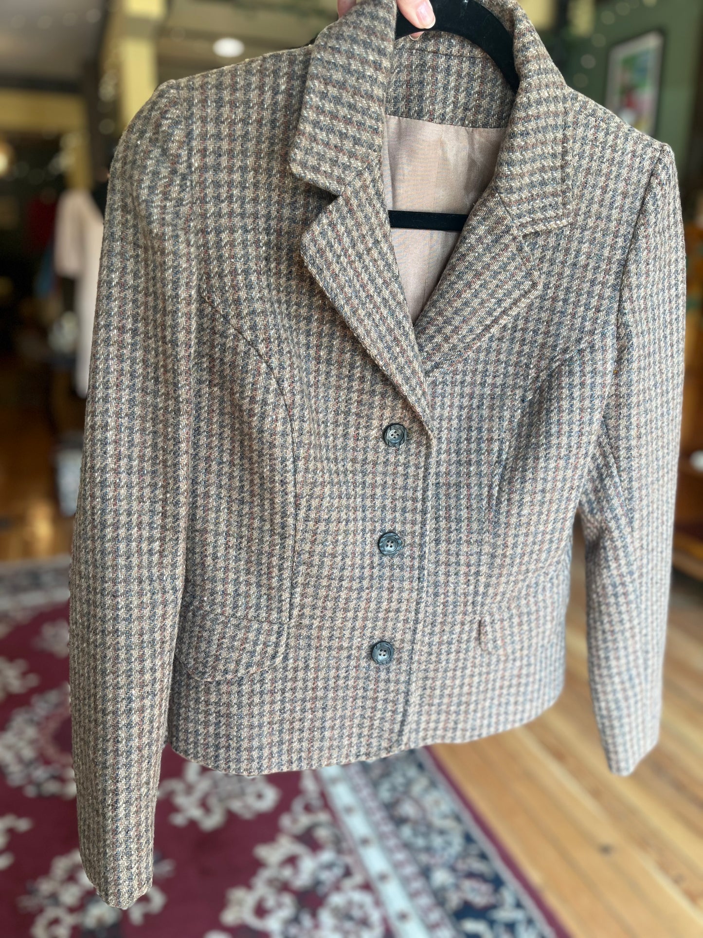Vintage wool blazer, small