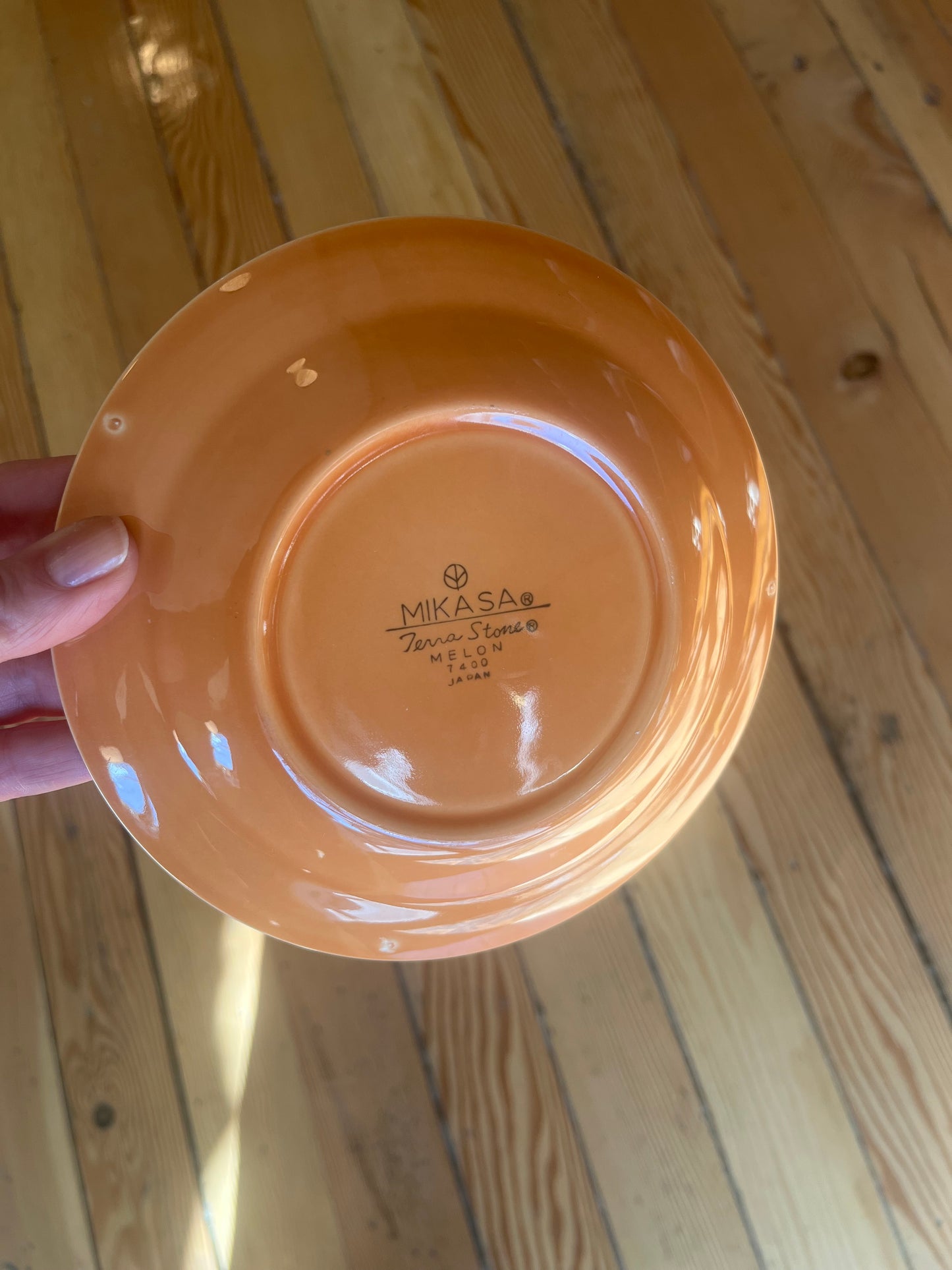 Vintage Mikasa Melon cup & saucer