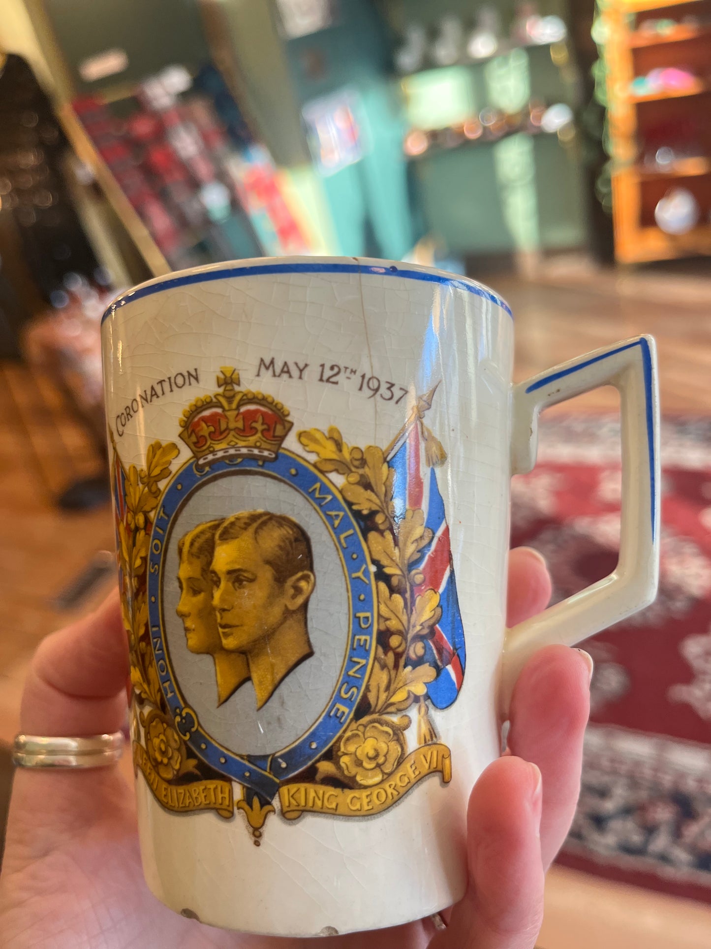 Vintage 1937 King George Coronation Mug