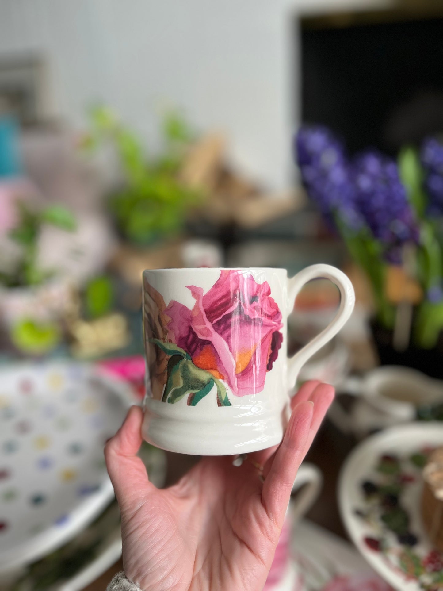 Emma Bridgewater Roses All My Life Mug, seconds