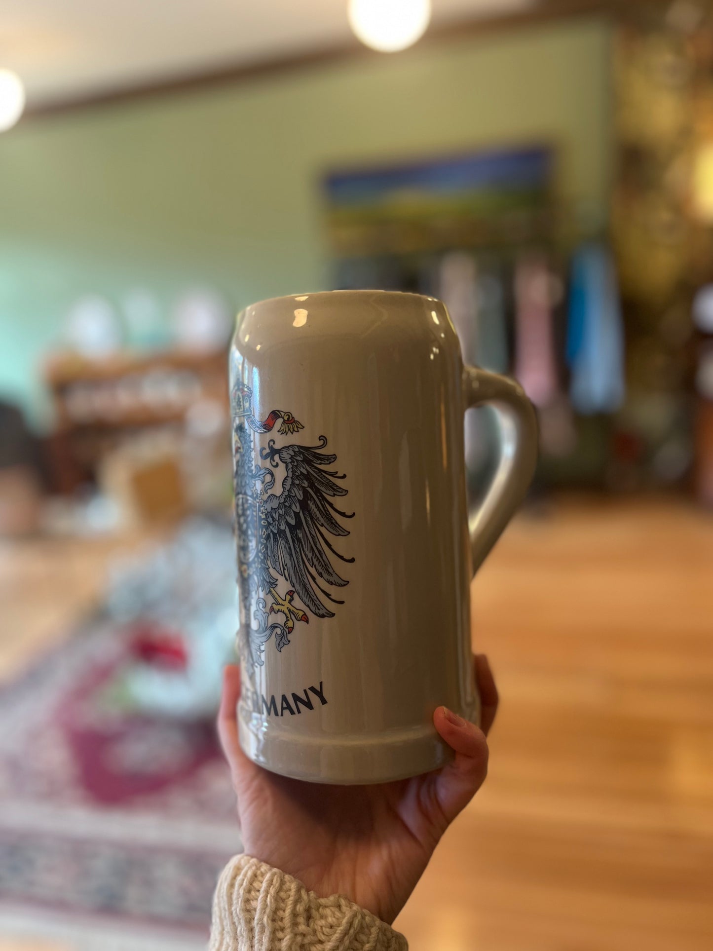 Massive 1L Old Germany beer mug