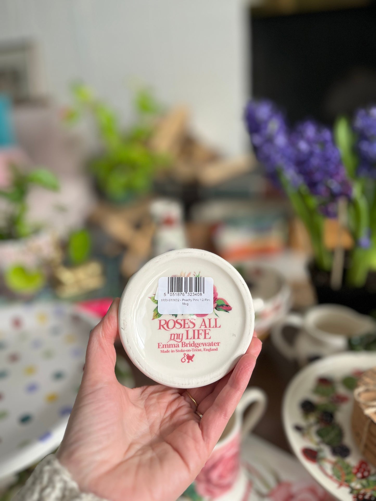 Emma Bridgewater Roses All My Life Mug, seconds