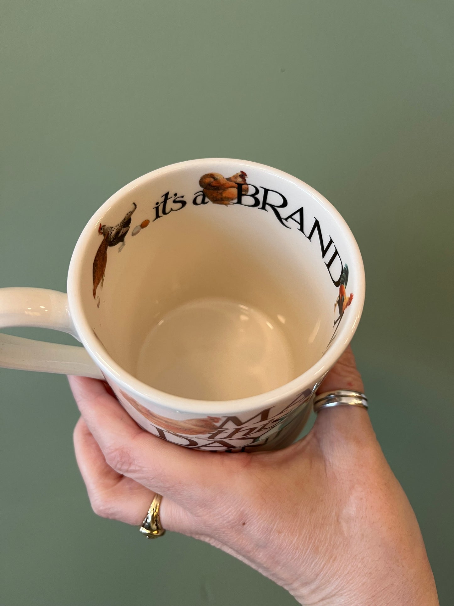 Emma Bridgewater Eggs & Toast Mug, seconds