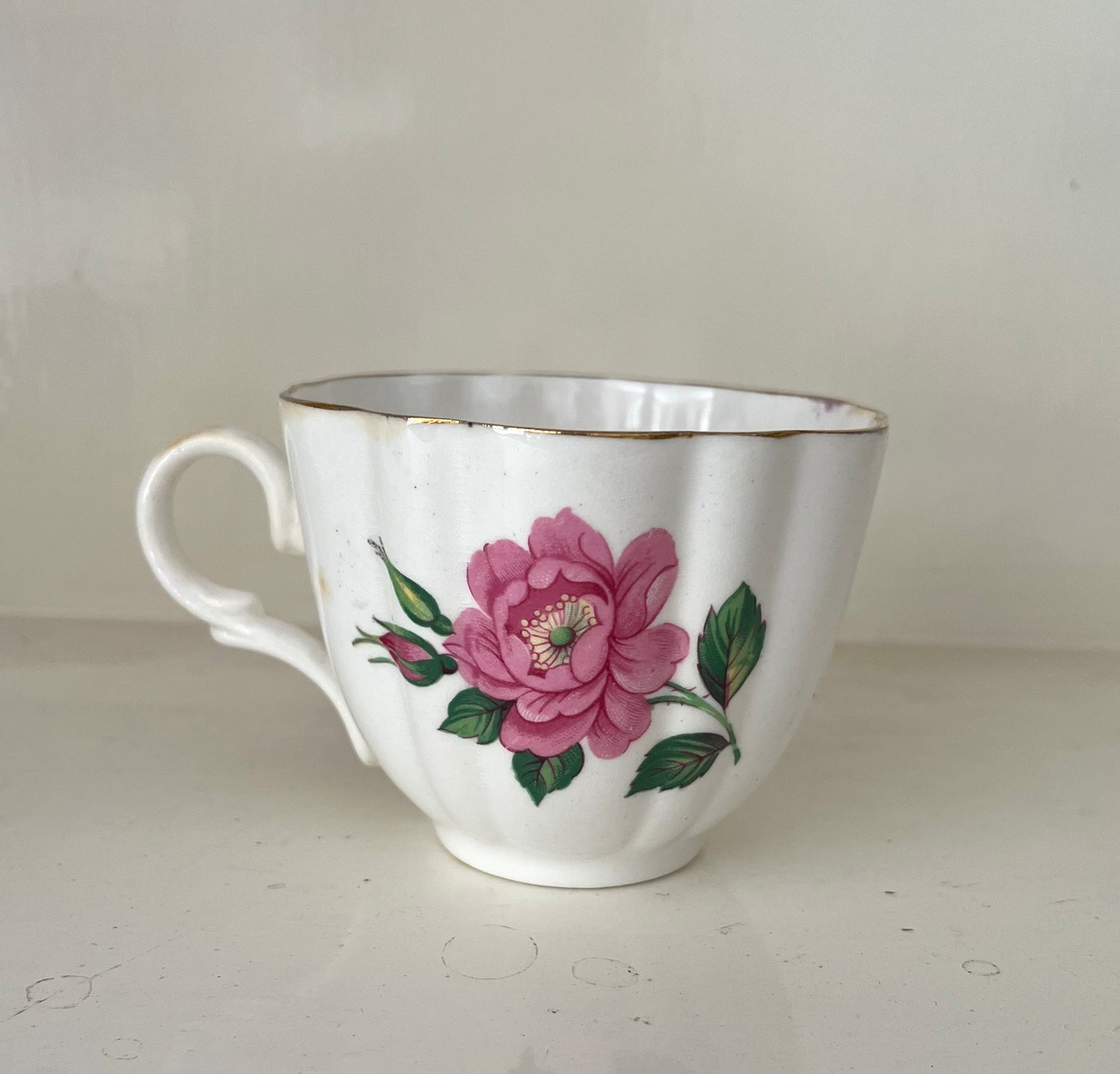 Vintage Kent Bone China Teacup and Saucer