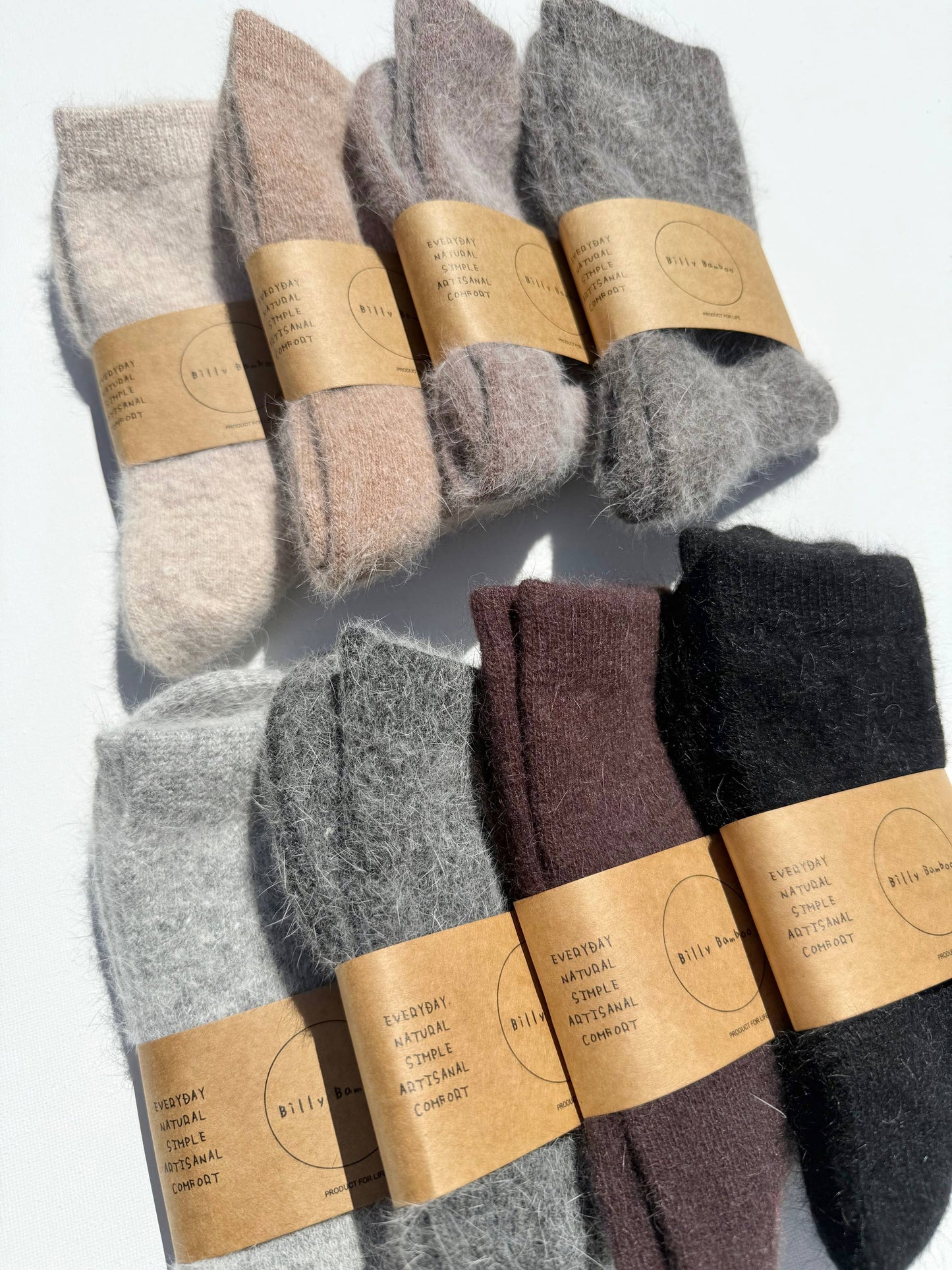 Billy Bamboo fluffy angora socks