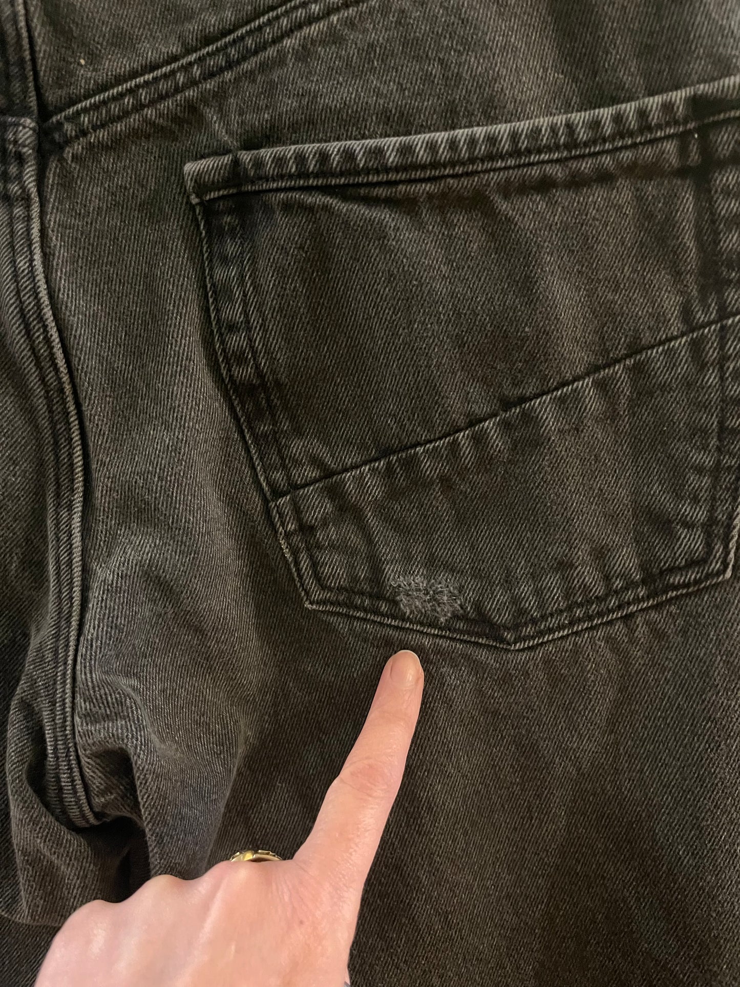 Remo black jeans, 30/S-M