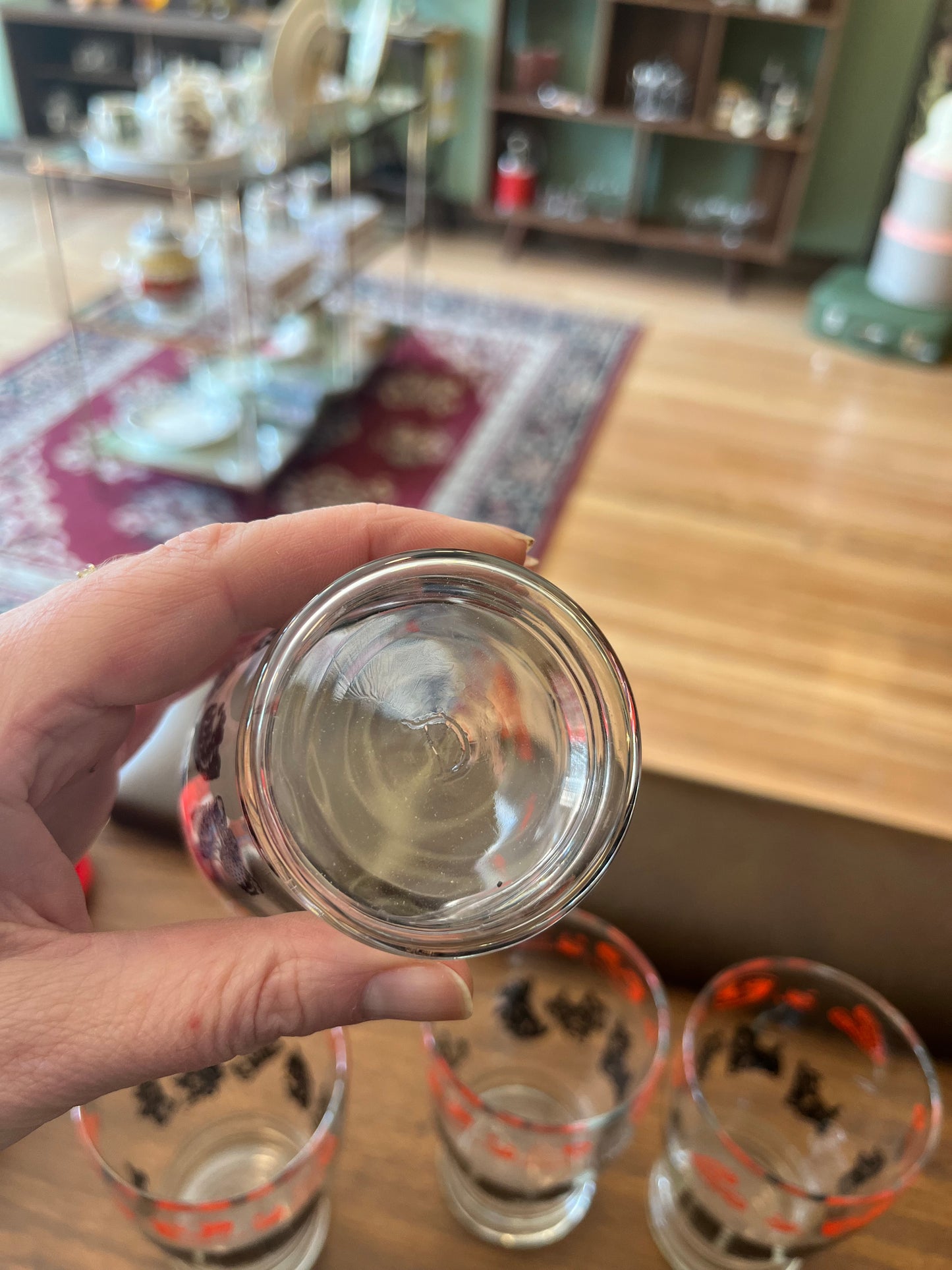Vintage Dominion Glass w Scottie Dogs