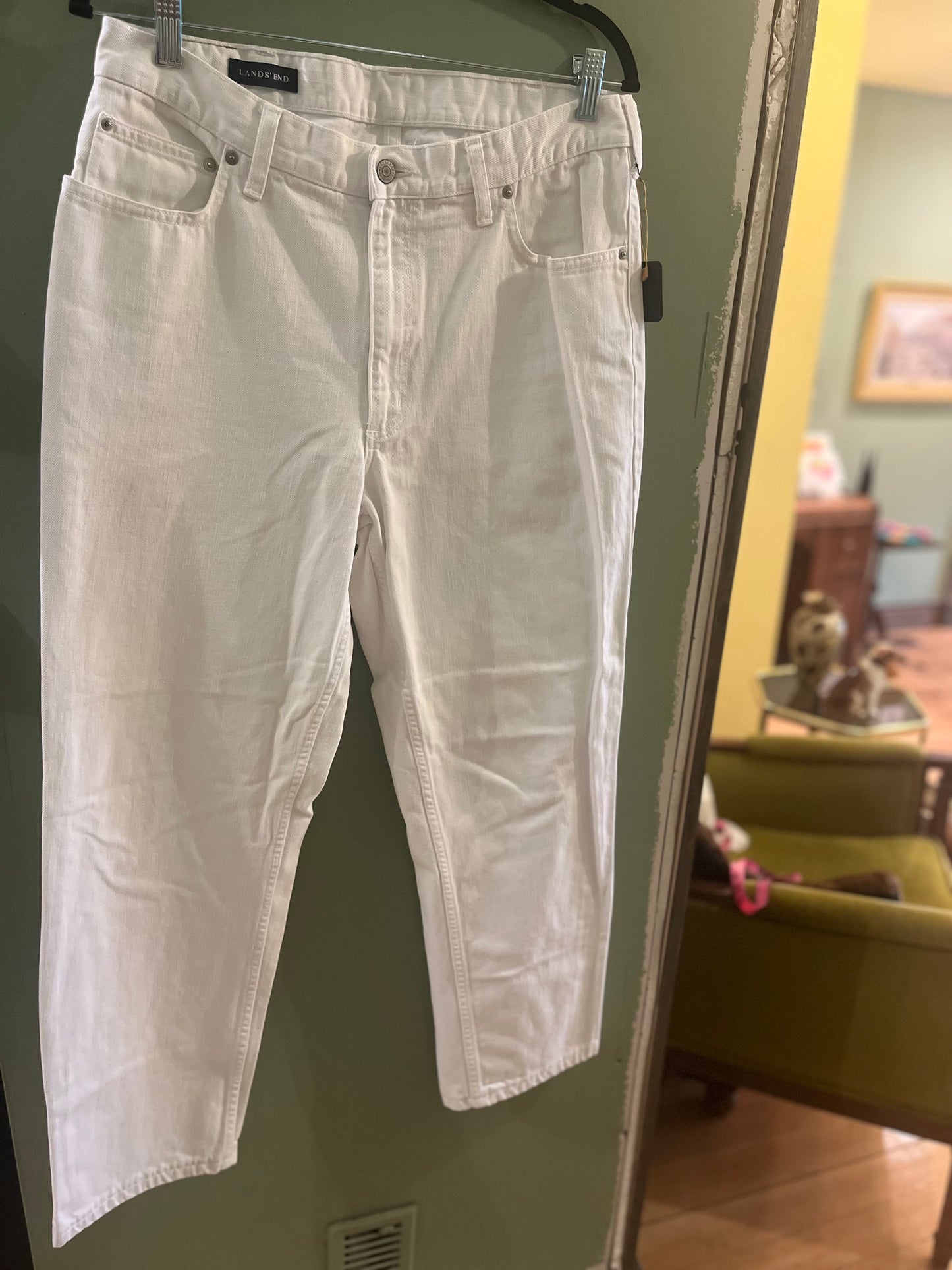 White Land’s End Jeans, 34/large