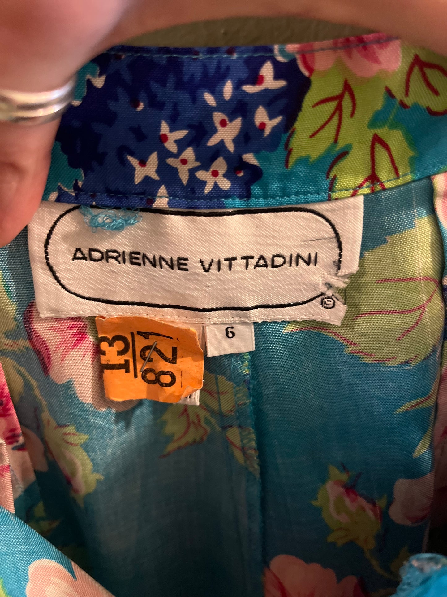 Vintage Adrienne Vittadini Silk trousers, extra small