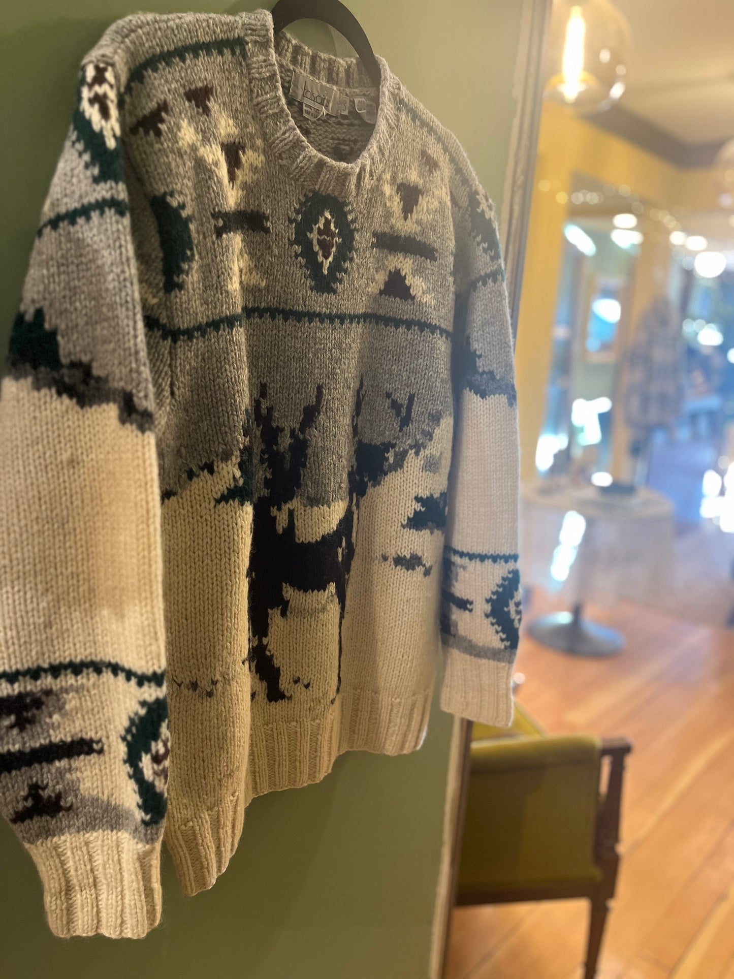 Vintage Wool Tosani Knit Sweater, Large