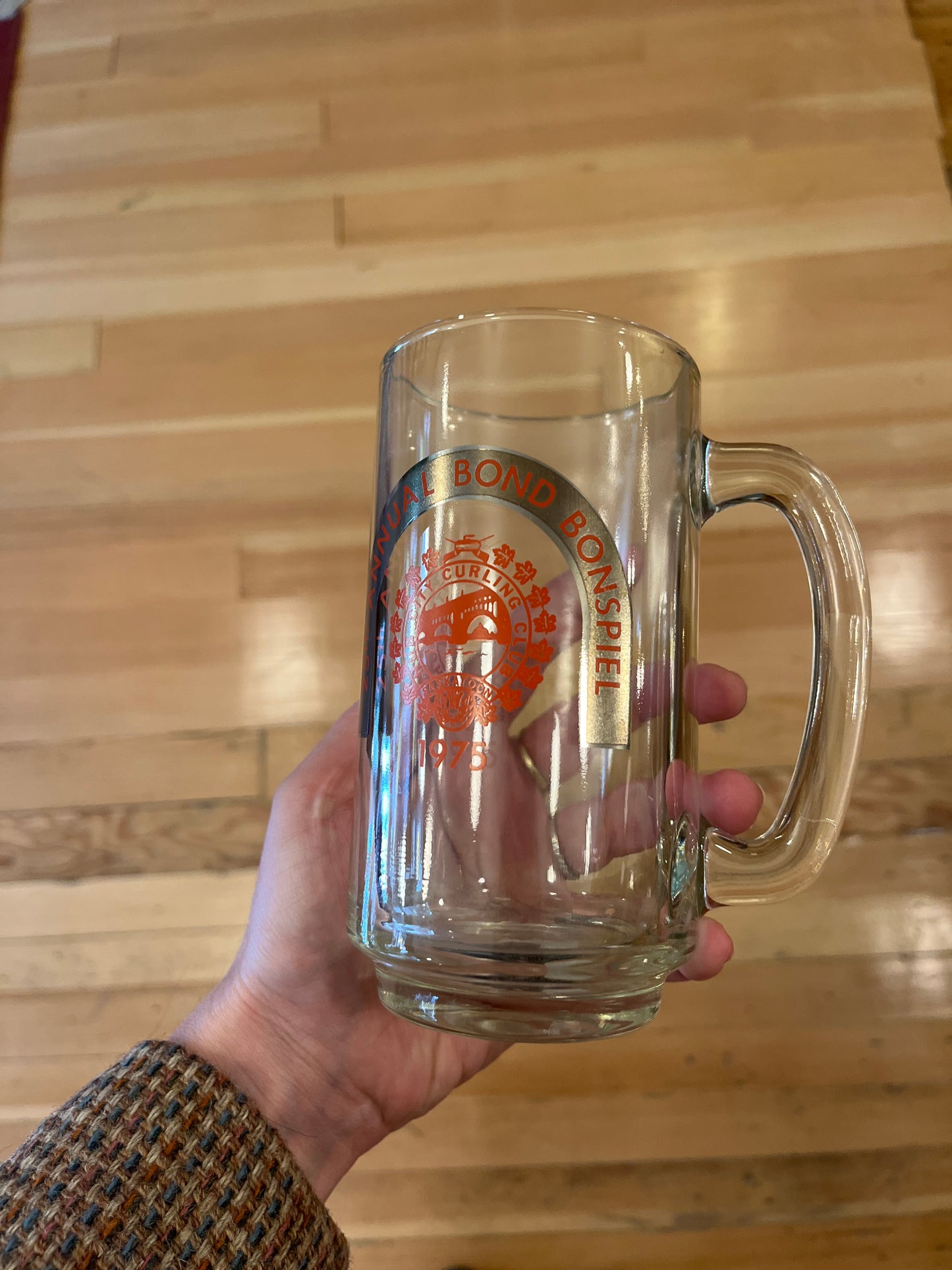 Pair of 1975 Bonspiel Beer Mugs