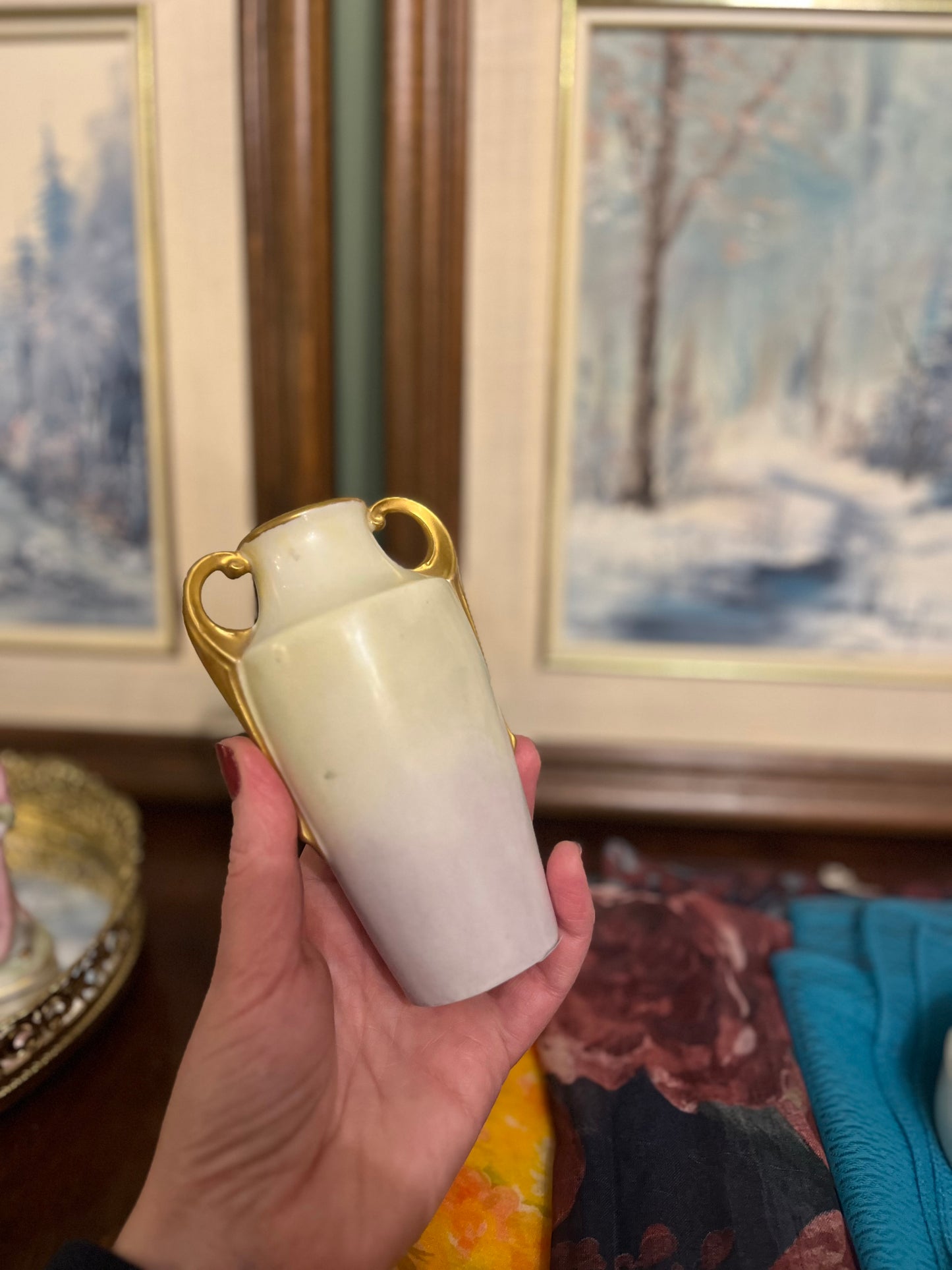 Vintage Czech mini vase