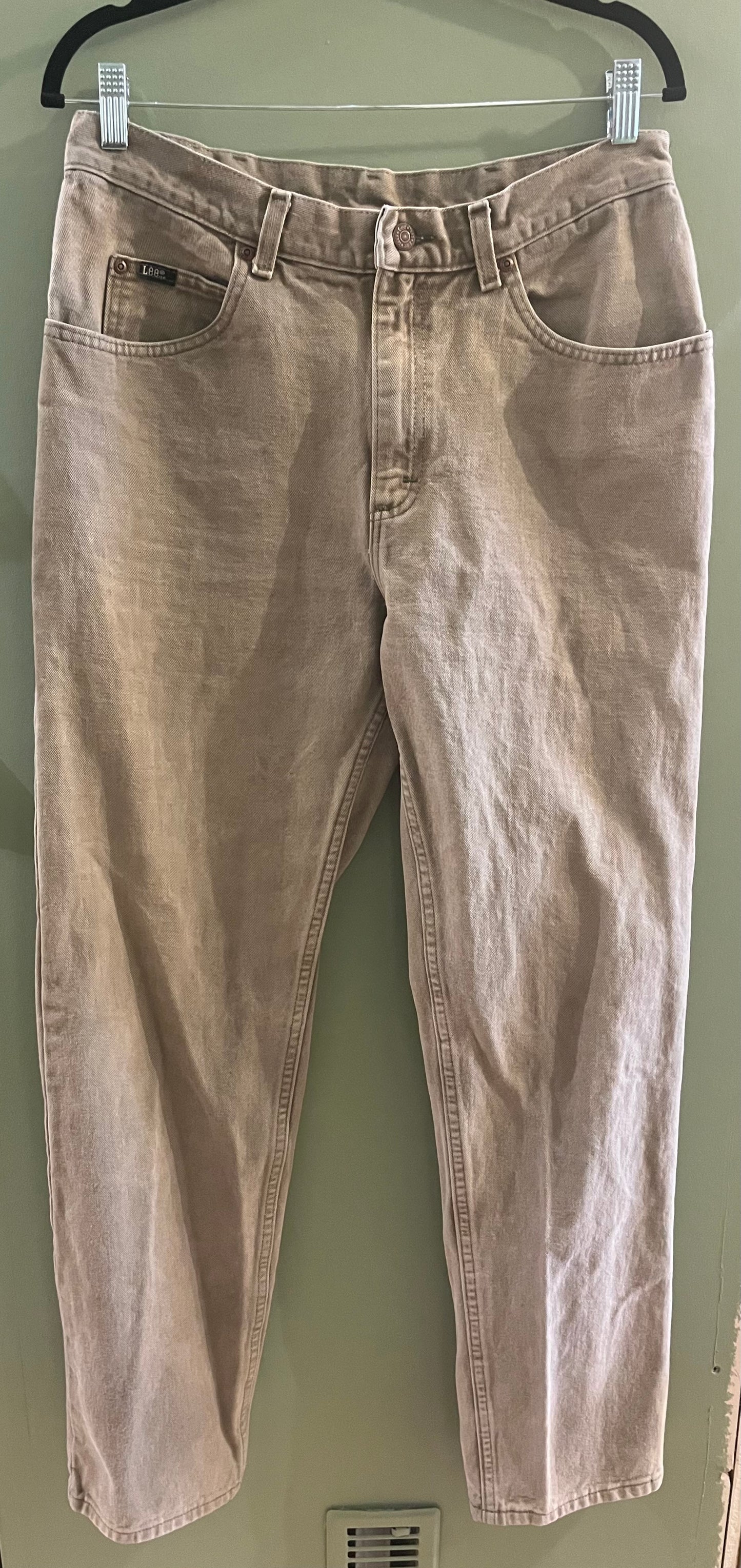 Vintage Lee Olive green jeans, 32/M-L