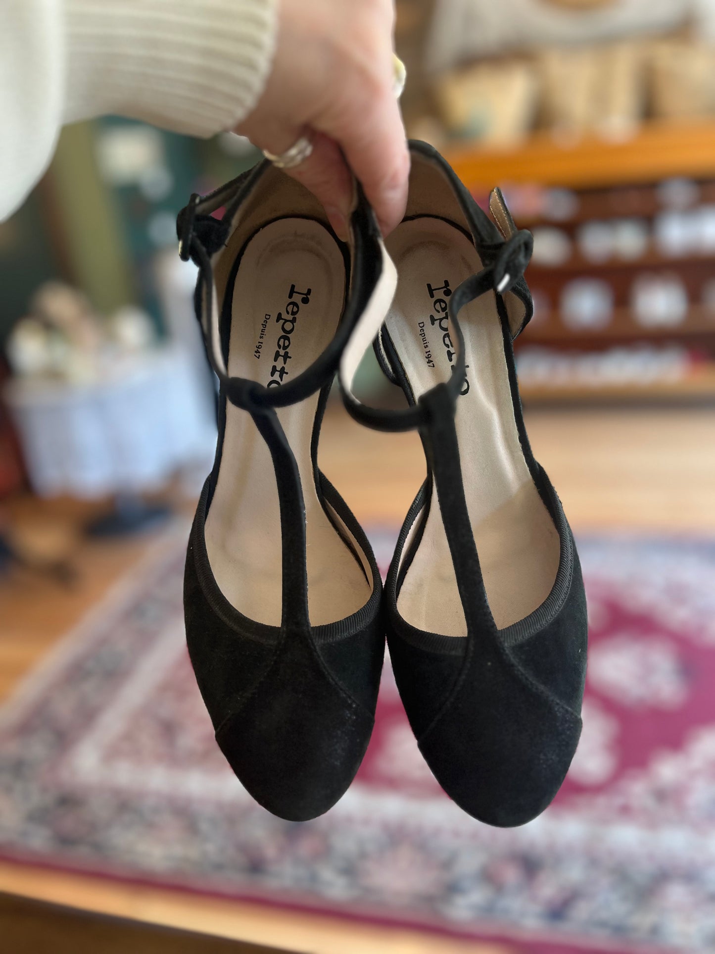 Repetto black heels, 38