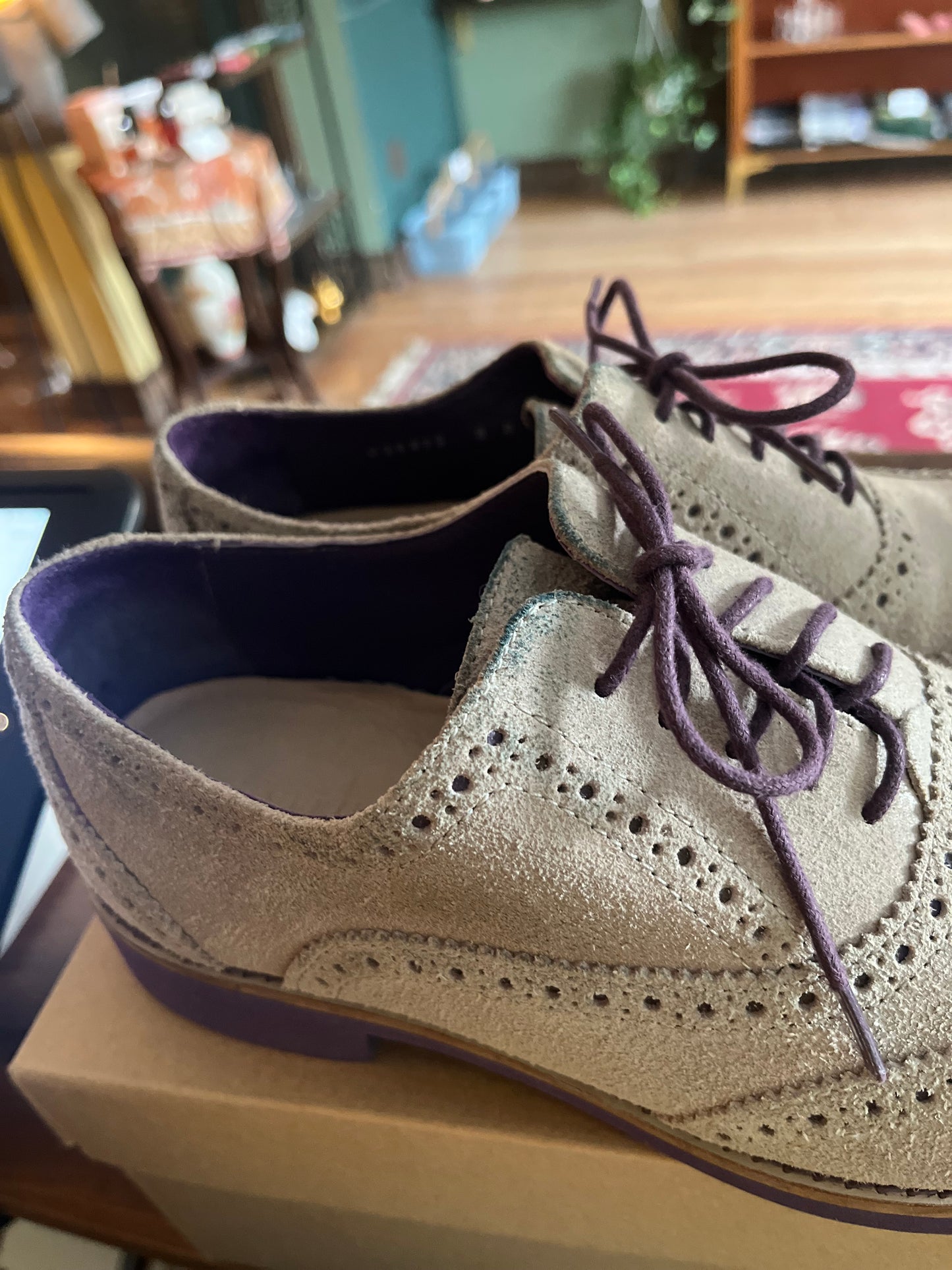 Cole Haan Suede Oxfords, 8