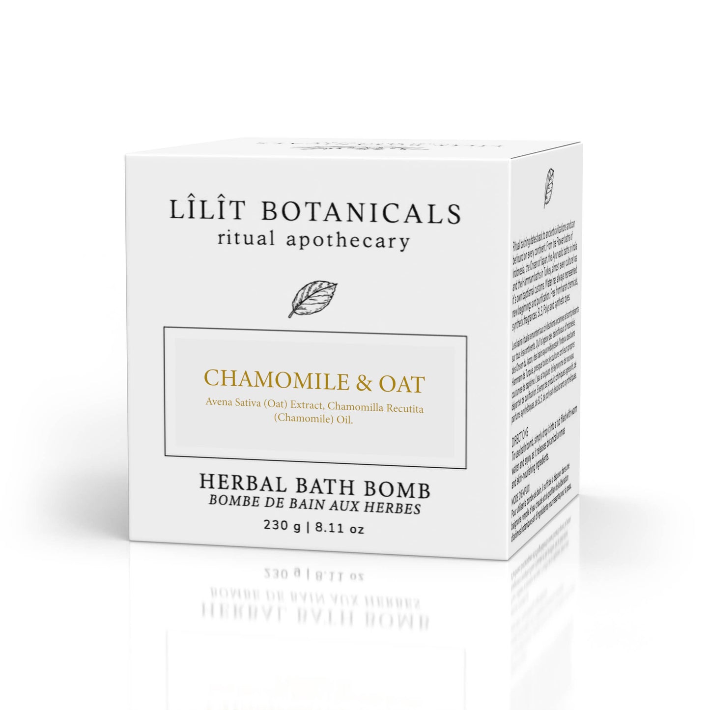 Chamomile + Oat Bath Bomb