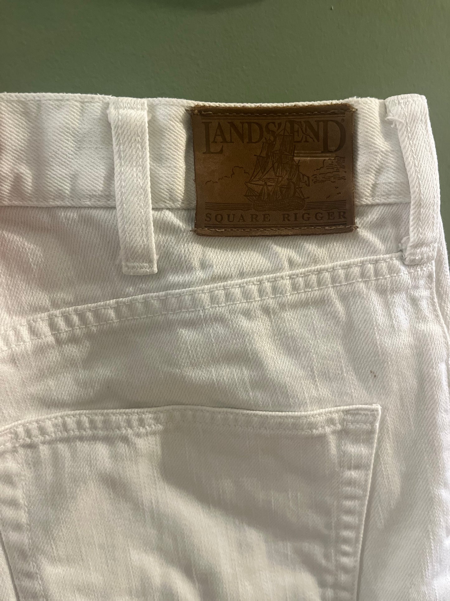 White Land’s End Jeans, 34/large