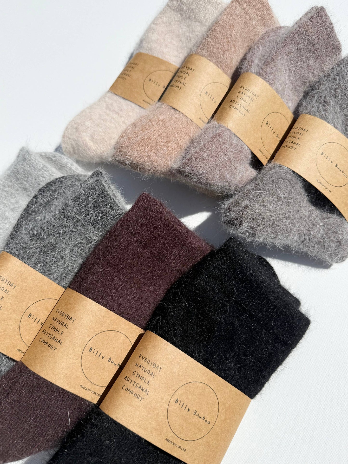 Billy Bamboo fluffy angora socks